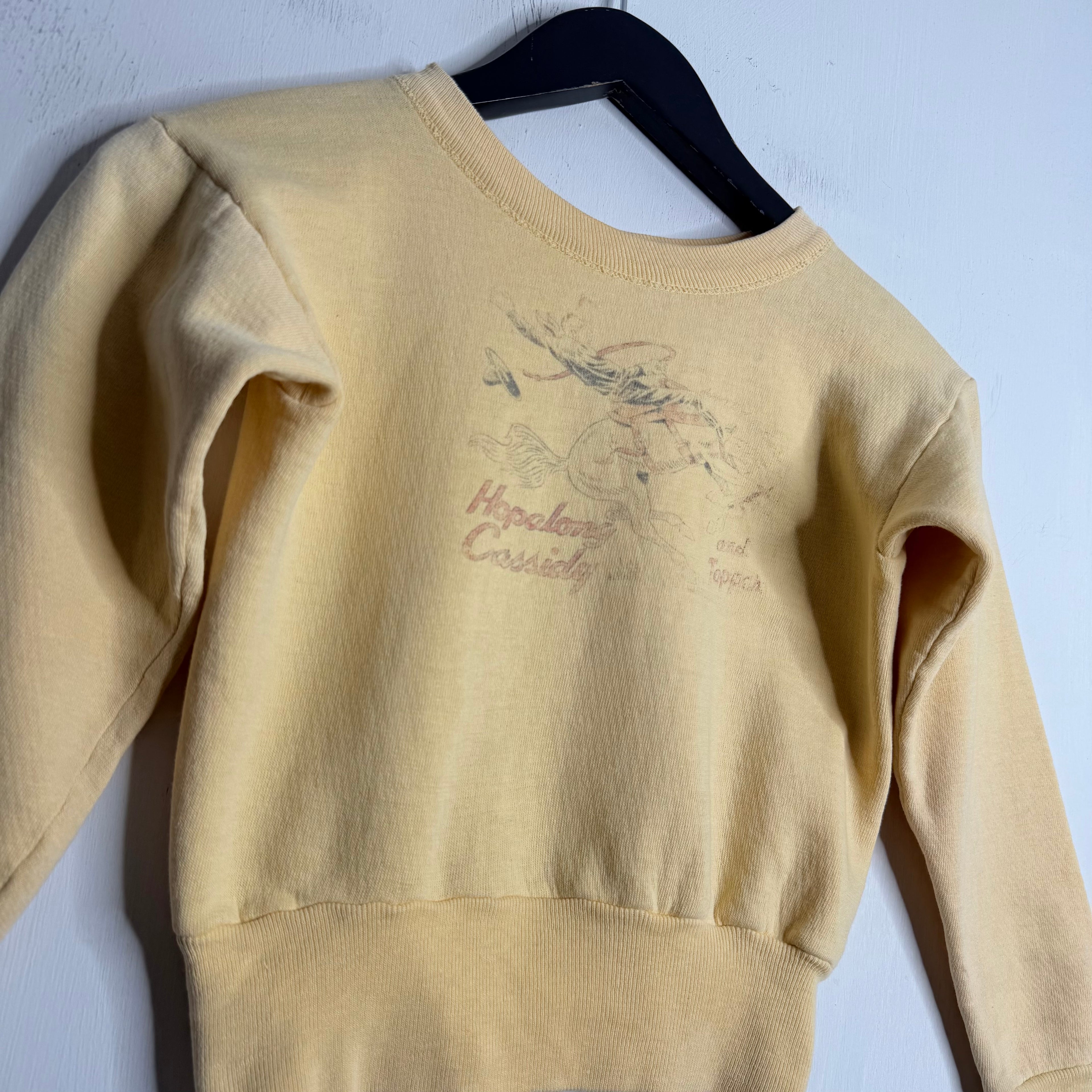 Kids 'Hopalong Cassidy and Topper' Crewneck - 1950s - 3-4 Years