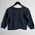 Kids Black Crewneck - 1950s - 5-6 Years