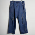 Sears Thrashed/Painted Carpenter Pants - 1960s - 32x27