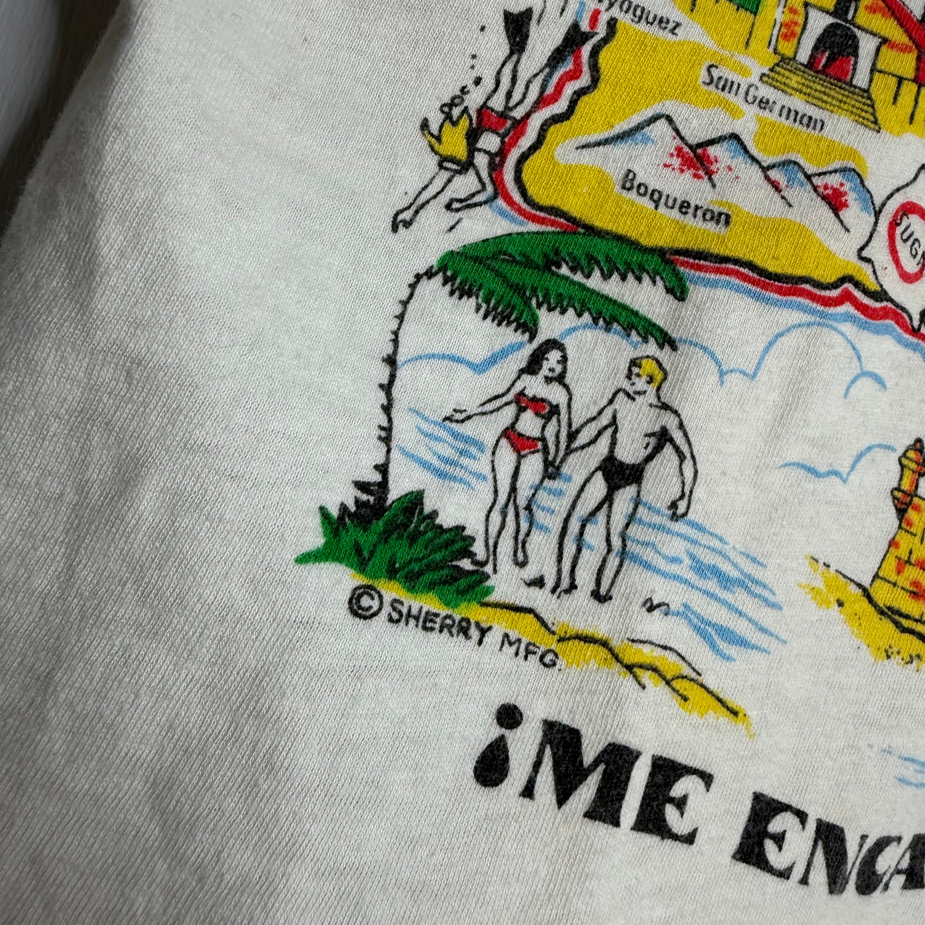 Kids 'Puerto Rico / Me Encanta' Tee - 1960s - 5-7 Years