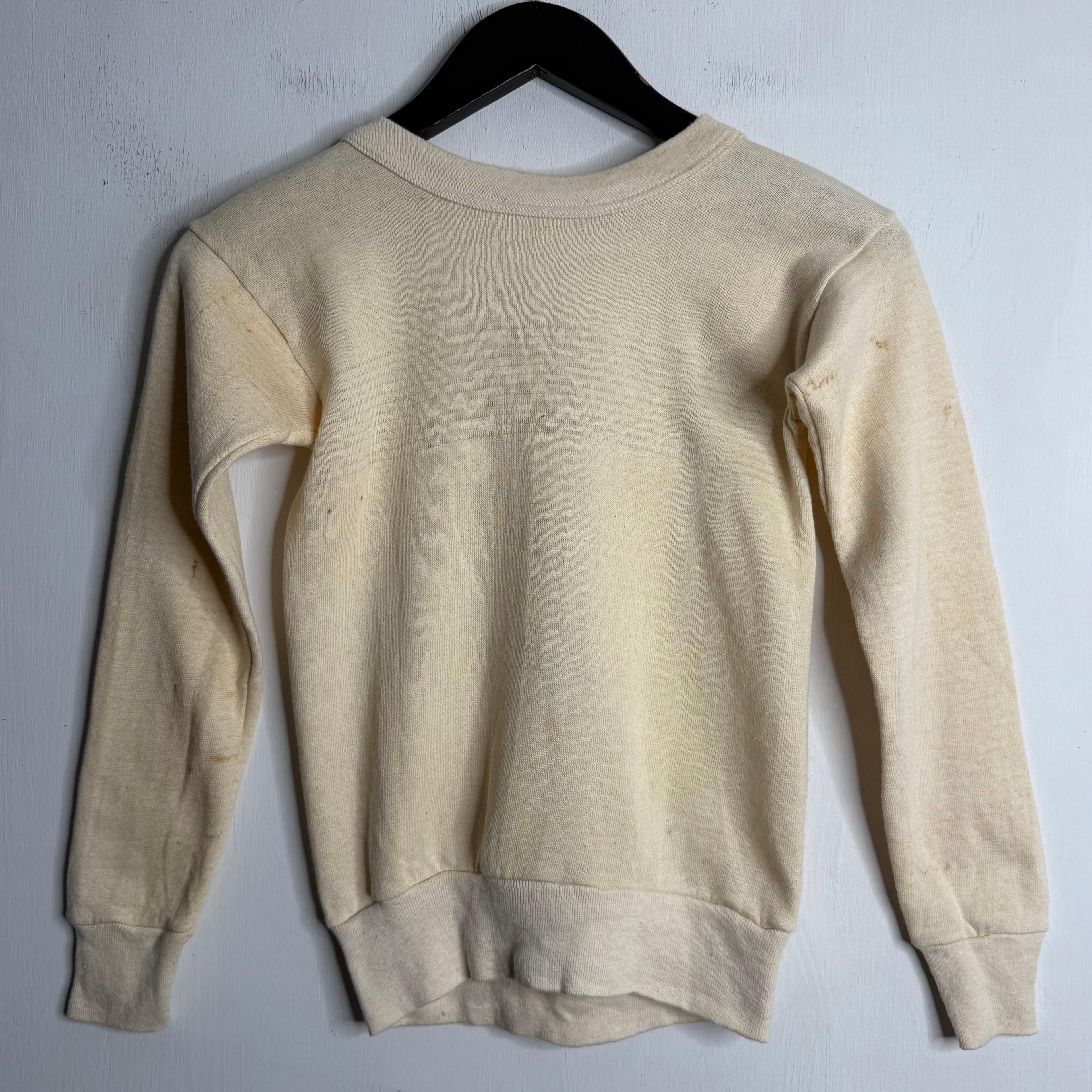 Kids Striped Crewneck - 1970s - 5-6 Years