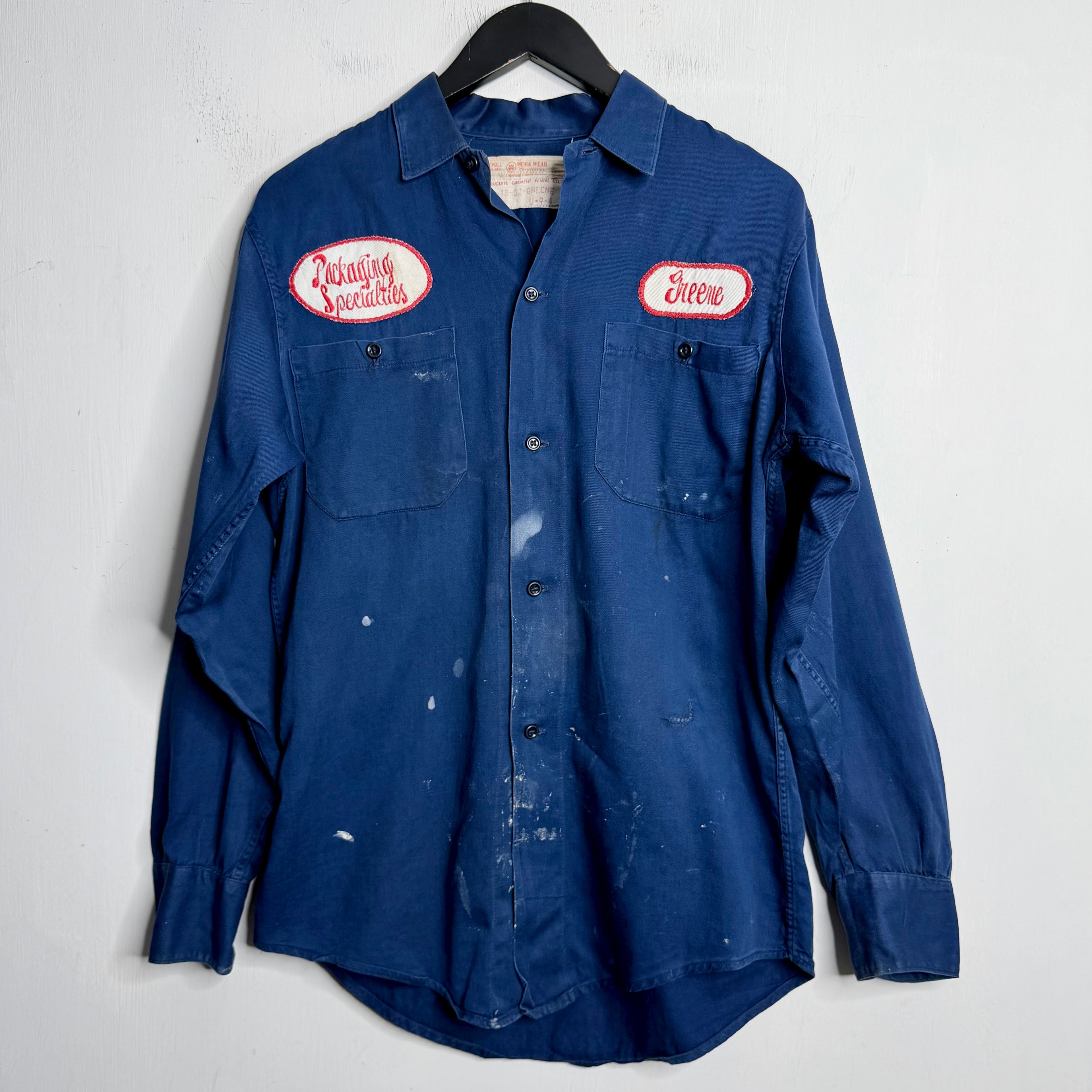 Buckeye Garment 'Greene' Work Shirt - 1970s - M