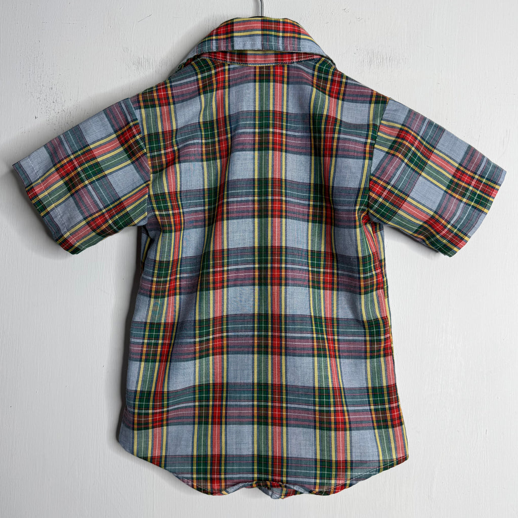 Kids Levi's Plaid Shirt - Late 70s - 3-4 Years