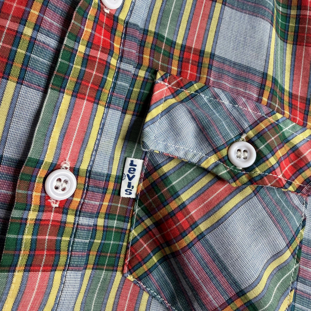 Kids Levi's Plaid Shirt - Late 70s - 3-4 Years
