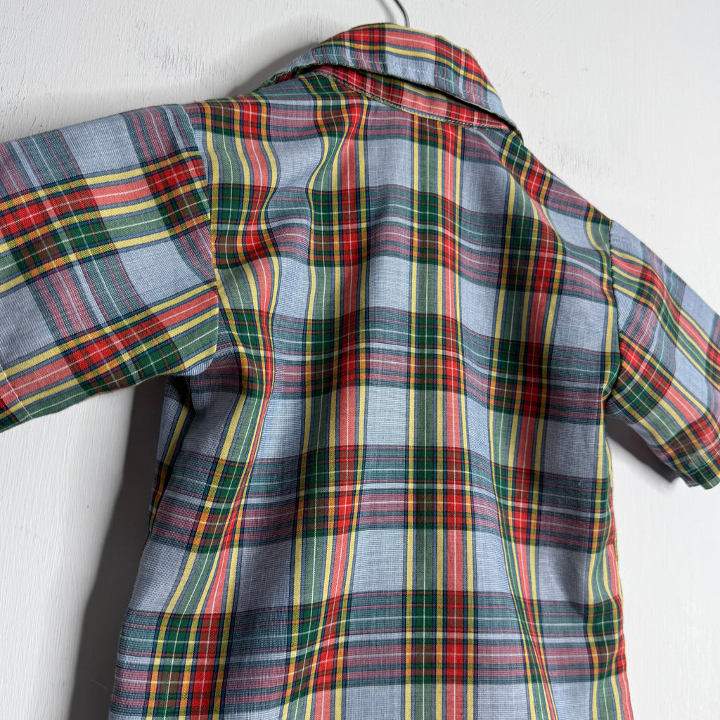 Kids Levi's Plaid Shirt - Late 70s - 3-4 Years