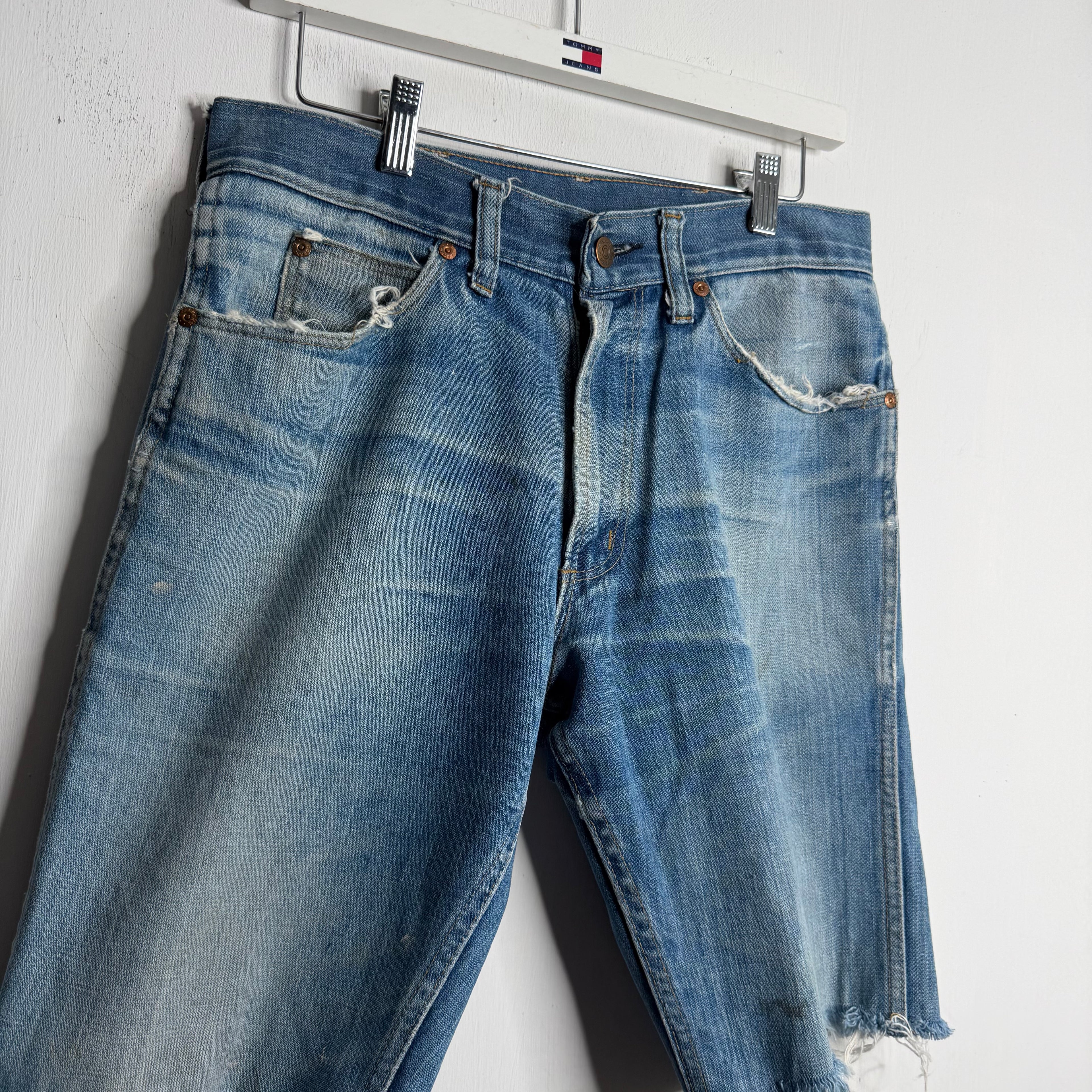 Roebucks Cut Off Denim Shorts - 1960s - 31