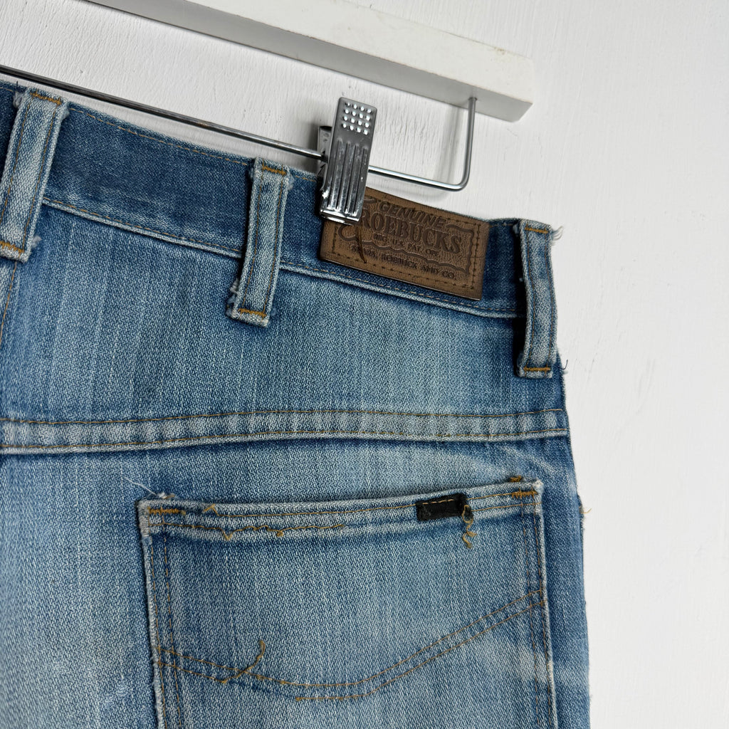 Roebucks Cut Off Denim Shorts - 1960s - 31