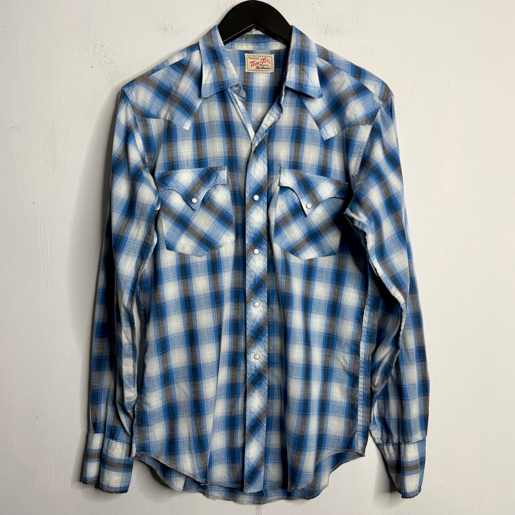 Tem-Tex Western Shirt - 1960's - M