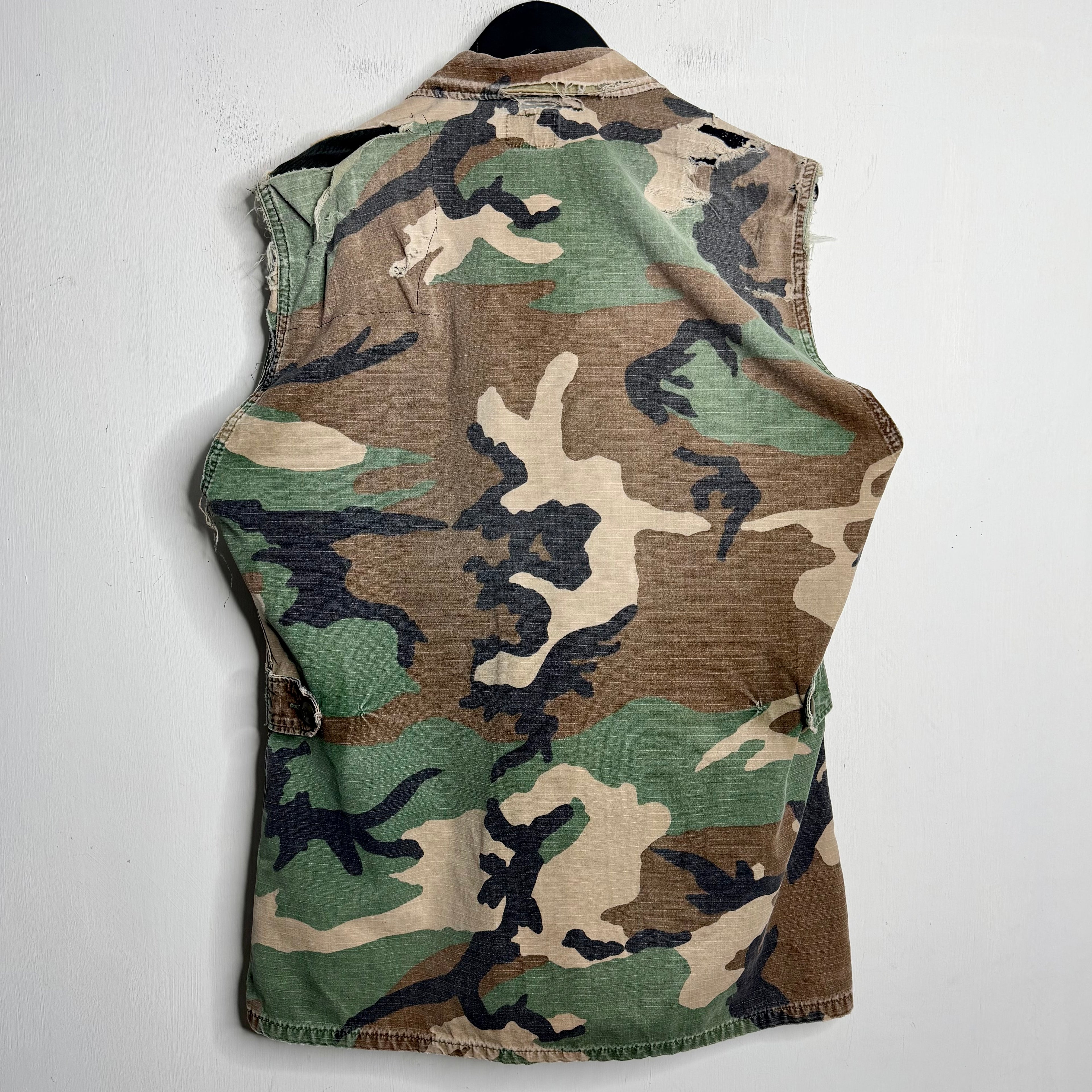 U.S. Army Customized Ripstop Camo Jacket - 1980s - M/L