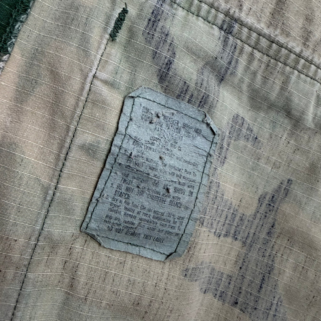 U.S. Army Customized Ripstop Camo Jacket - 1980s - M/L