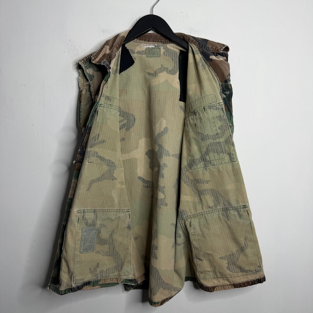 U.S. Army Customized Ripstop Camo Jacket - 1980s - M/L