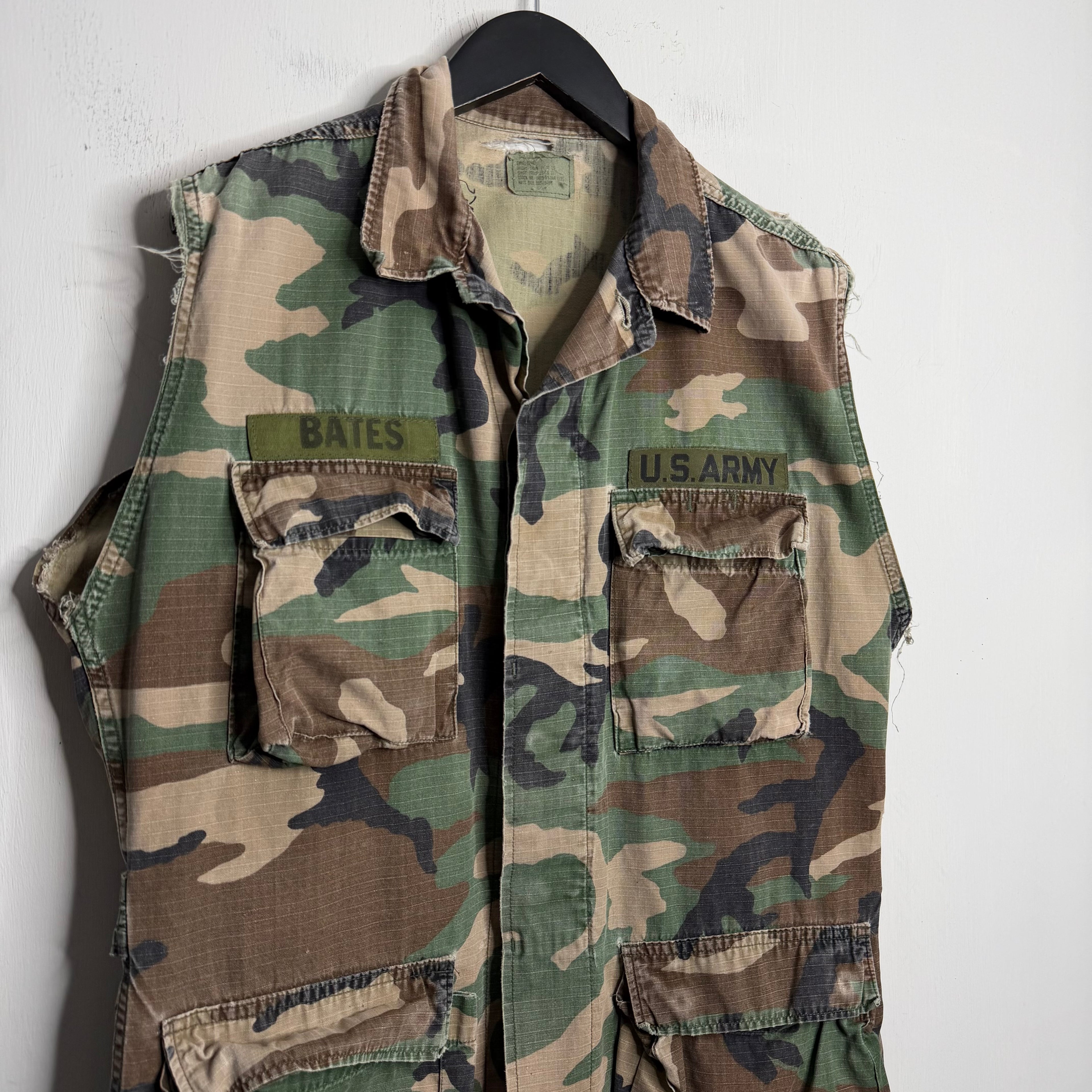 U.S. Army Customized Ripstop Camo Jacket - 1980s - M/L