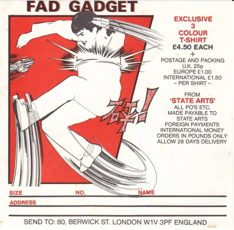 Fad Gadget 'Fireside Favorites' - 1980 - M