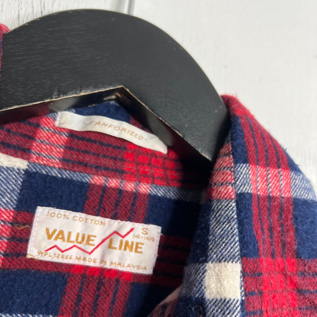 Value Line Flannel Shirt - 1980s - M