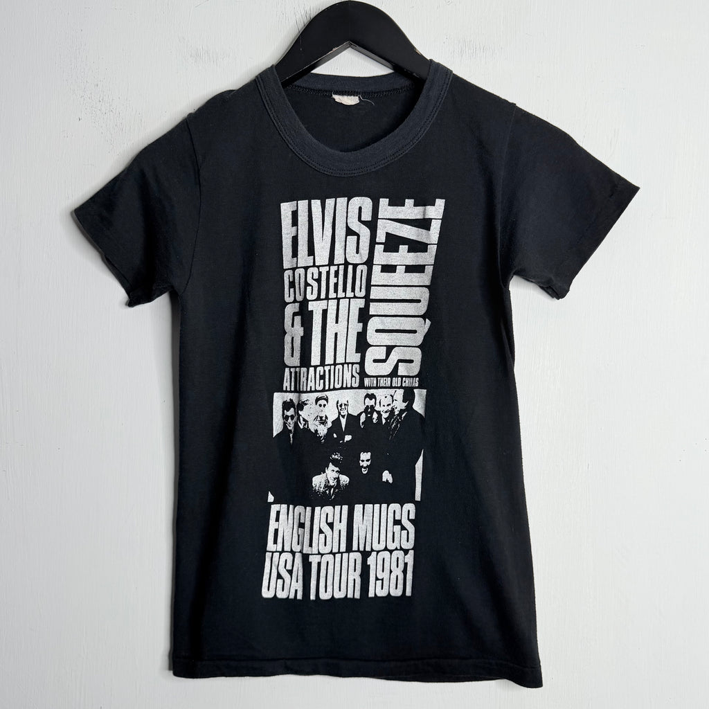 Kids Elvis Costello 'USA Tour' Tee - 1981 - 8-10 Years