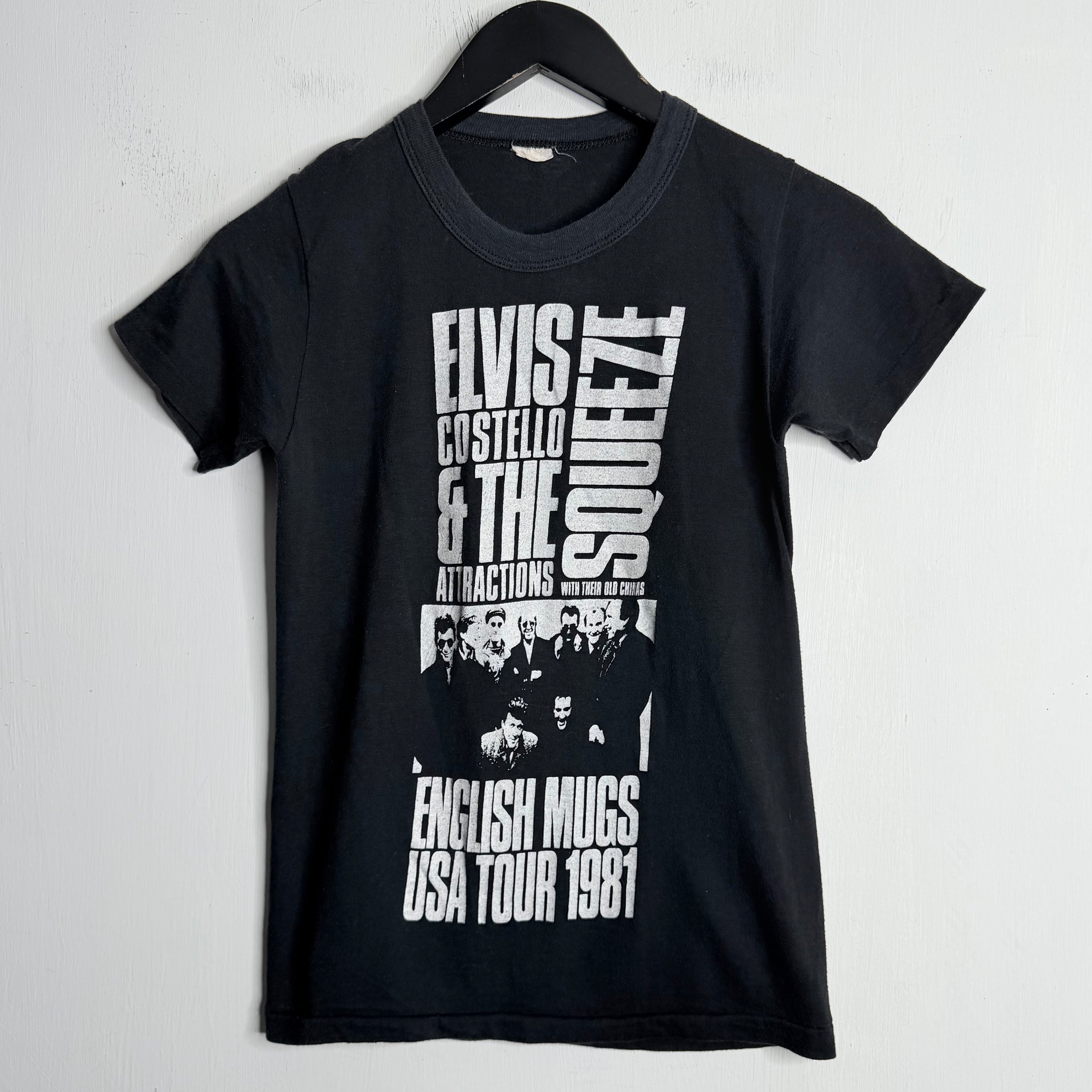 Kids Elvis Costello 'USA Tour' Tee - 1981 - 8-10 Years