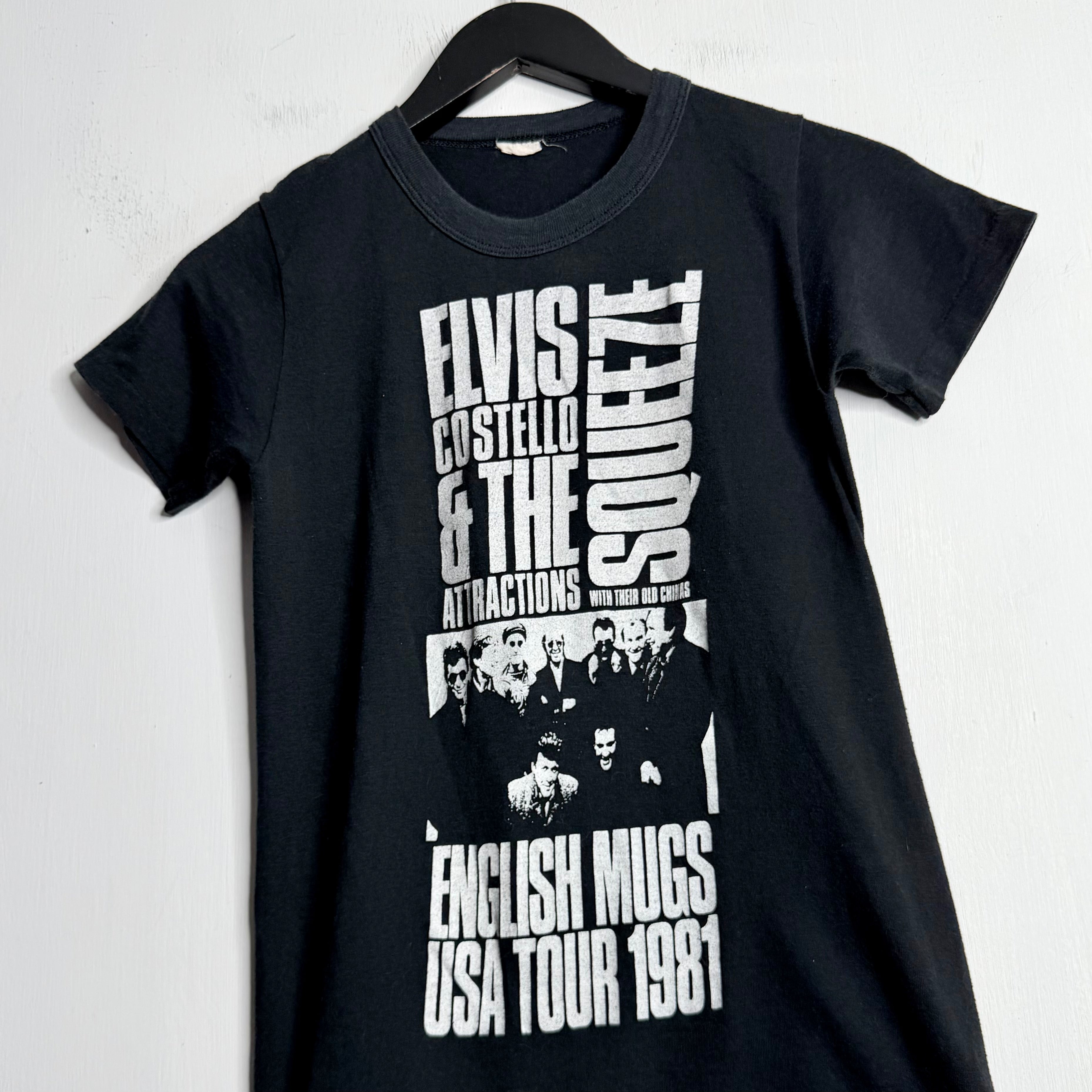 Kids Elvis Costello 'USA Tour' Tee - 1981 - 8-10 Years