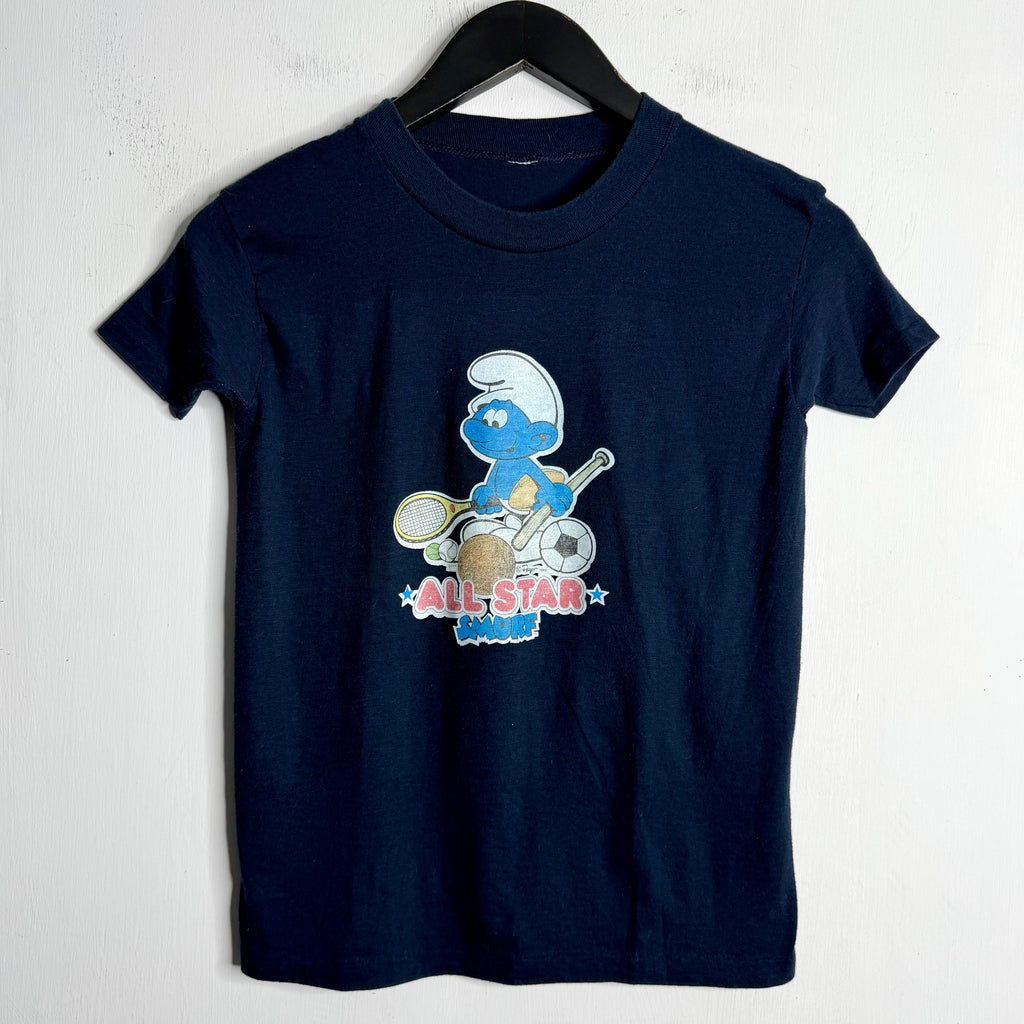 Kids 'All-Star Smurf' Tee - 1982 - 6-8 Years