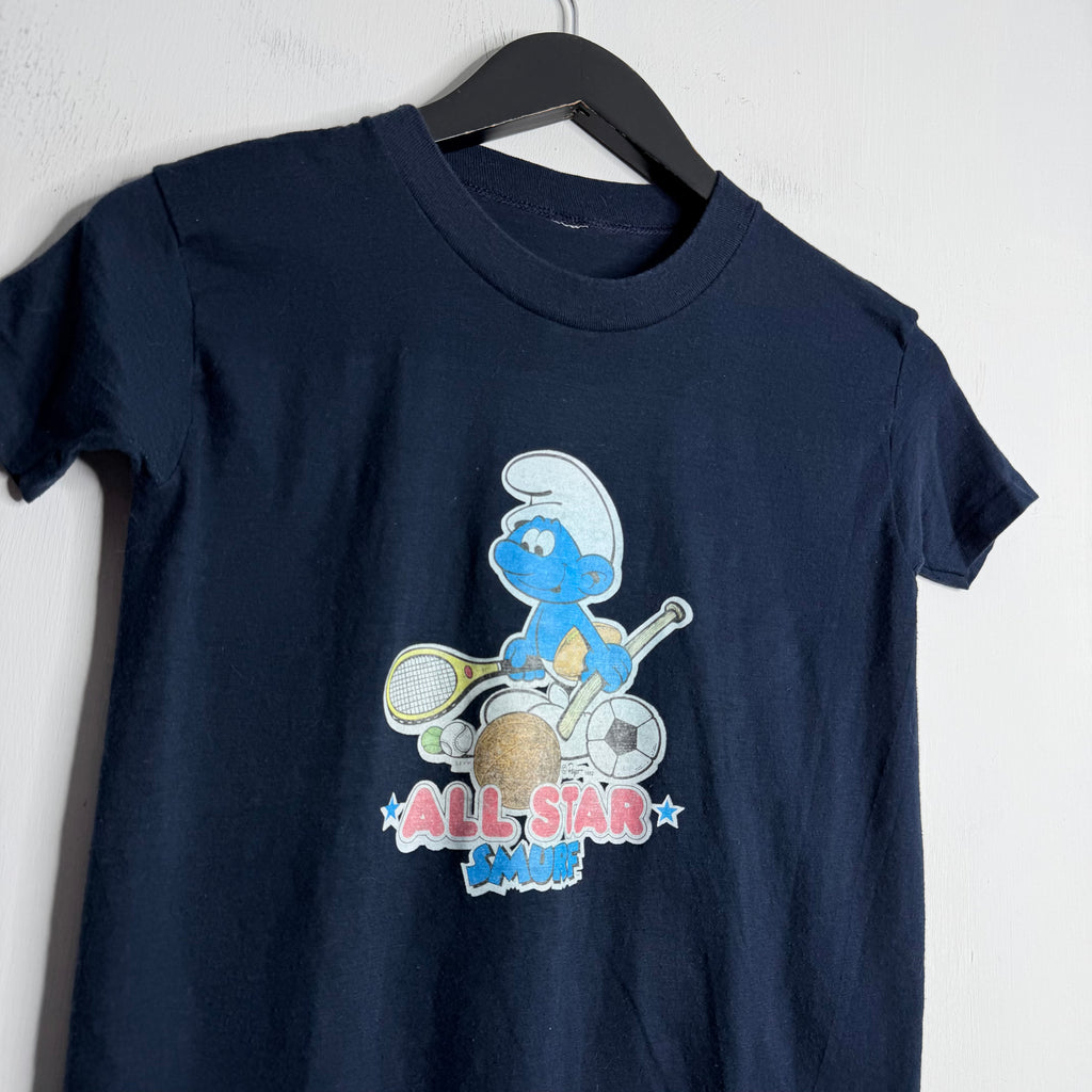 Kids 'All-Star Smurf' Tee - 1982 - 6-8 Years