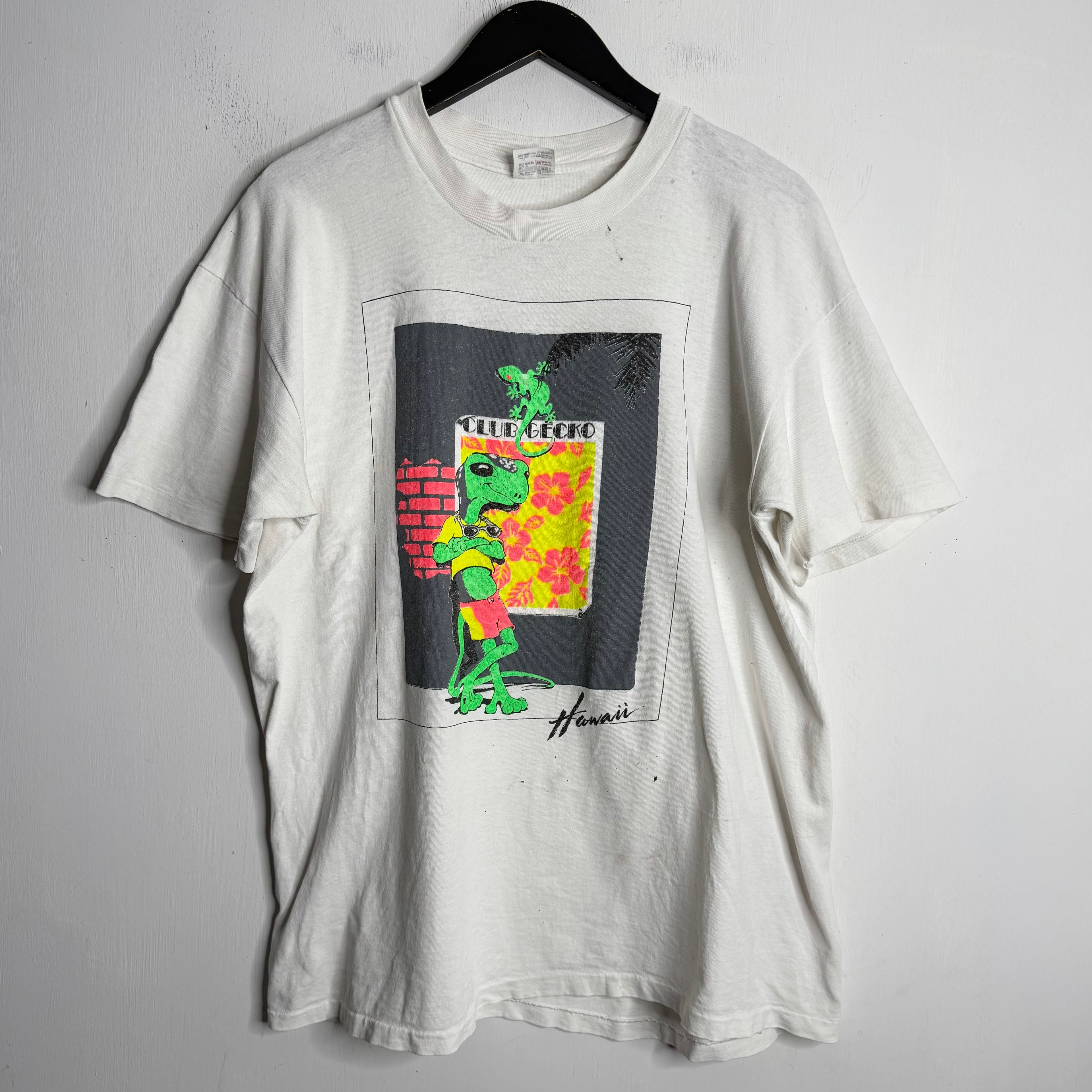 Club Gecko Hawaii - Late 80s - XL/XXL