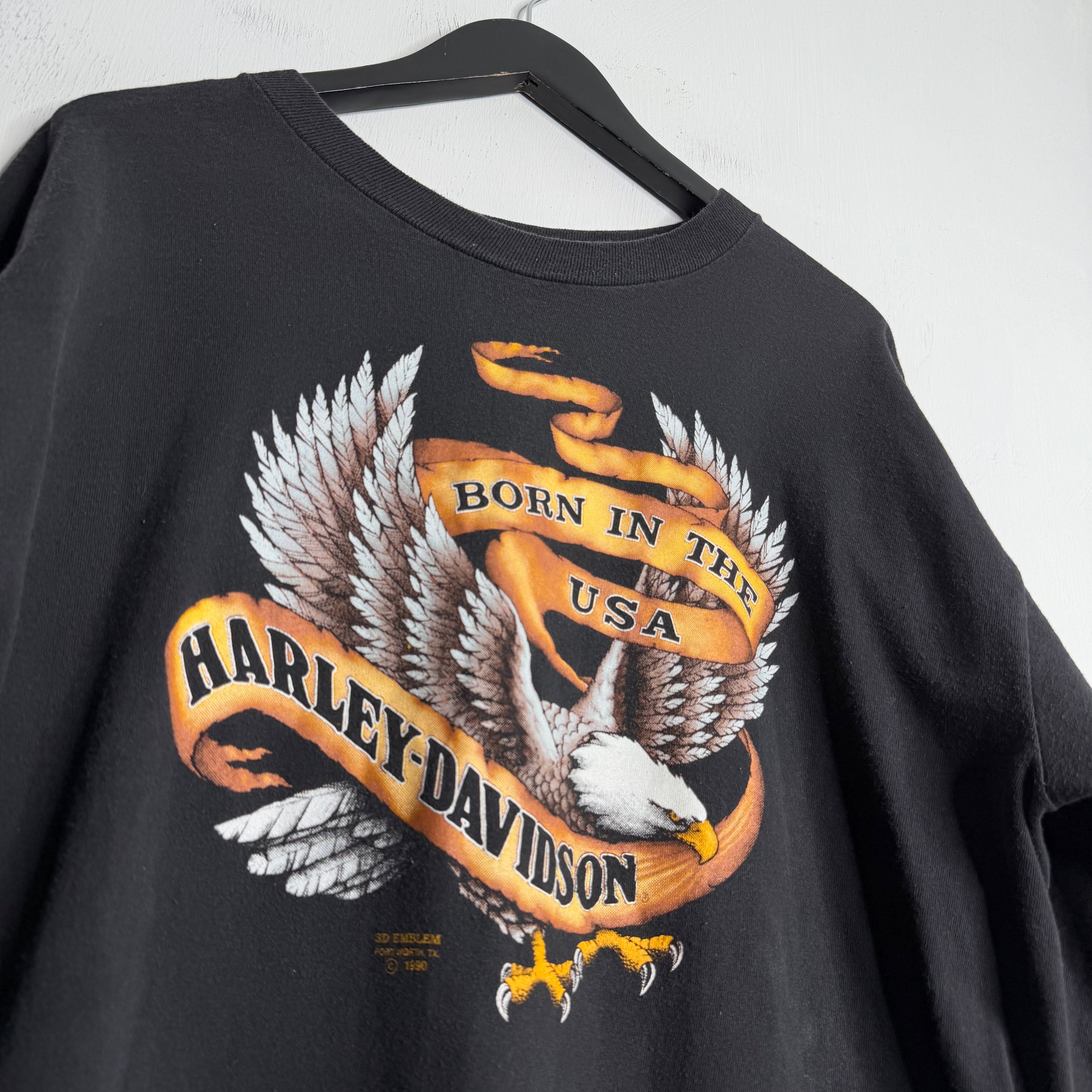 Harley Davidson 'Born In The USA / Road Dog Cycle' - 1990 - XL