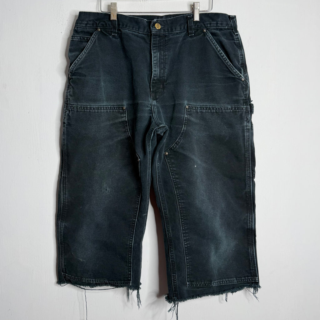 Carhartt Thrashed Double Knee Cutoff Carpenter Pants - Late 90s - 35