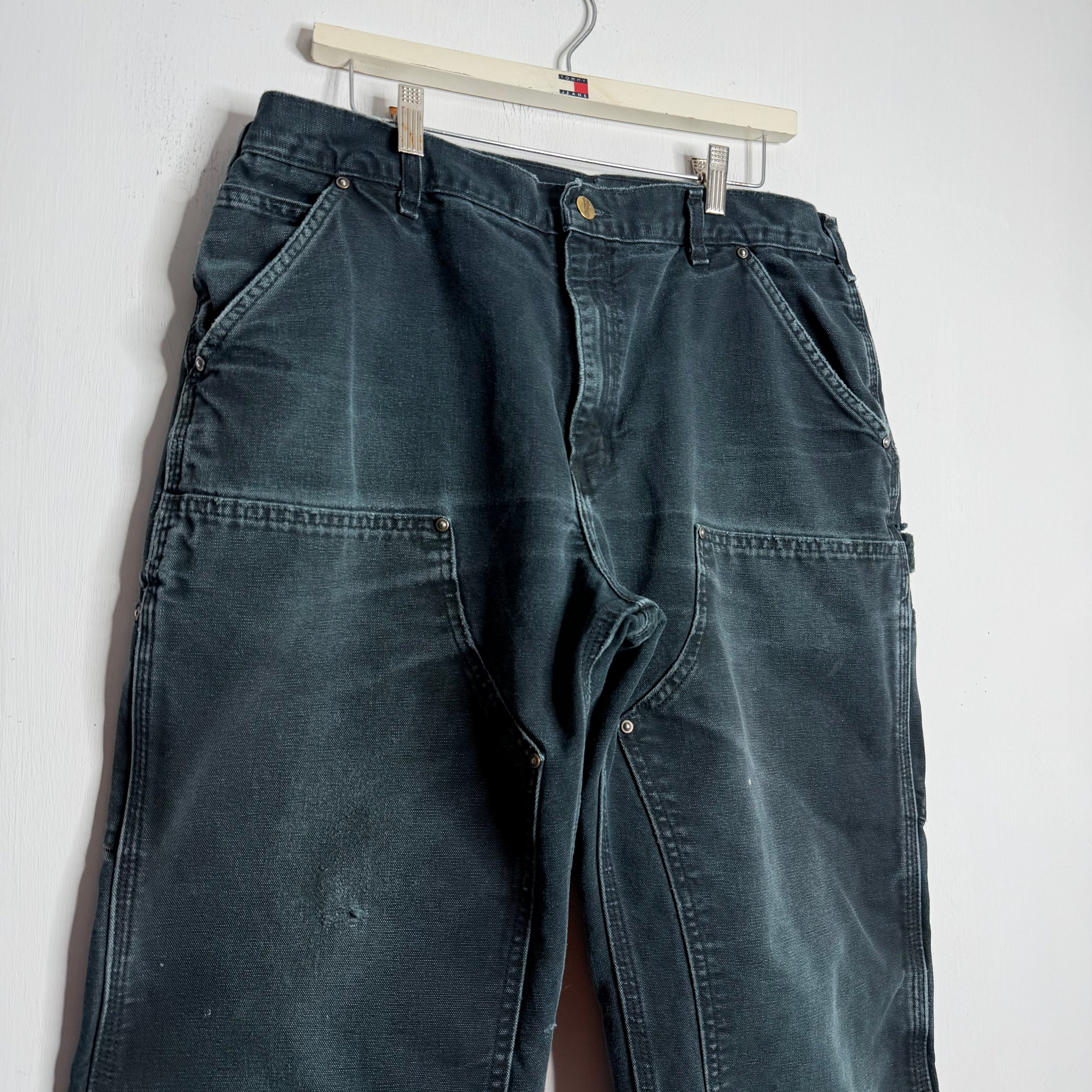 Carhartt Thrashed Double Knee Cutoff Carpenter Pants - Late 90s - 35