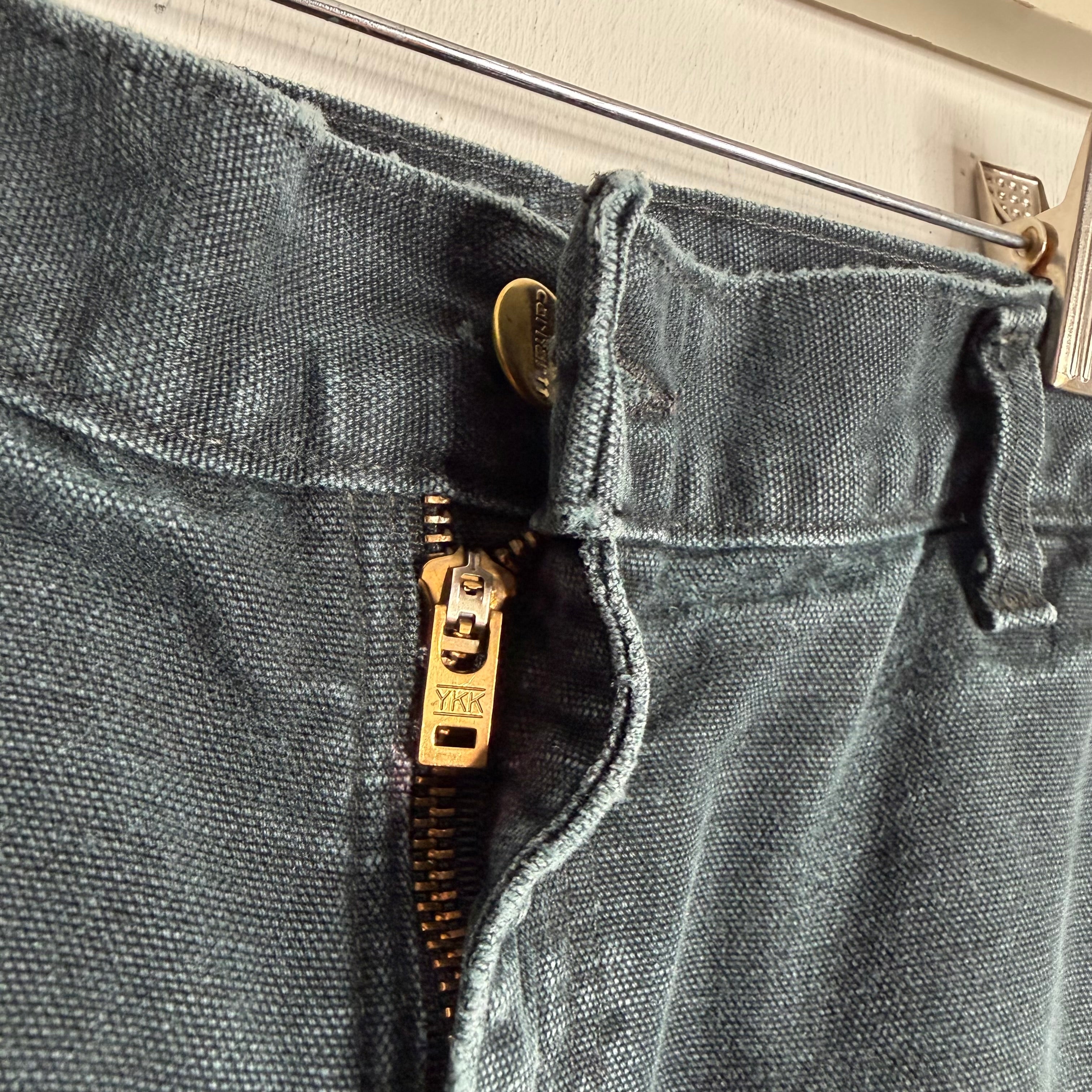 Carhartt Thrashed Double Knee Cutoff Carpenter Pants - Late 90s - 35
