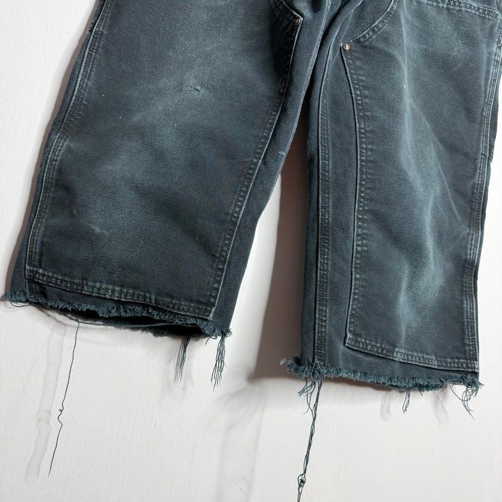 Carhartt Thrashed Double Knee Cutoff Carpenter Pants - Late 90s - 35