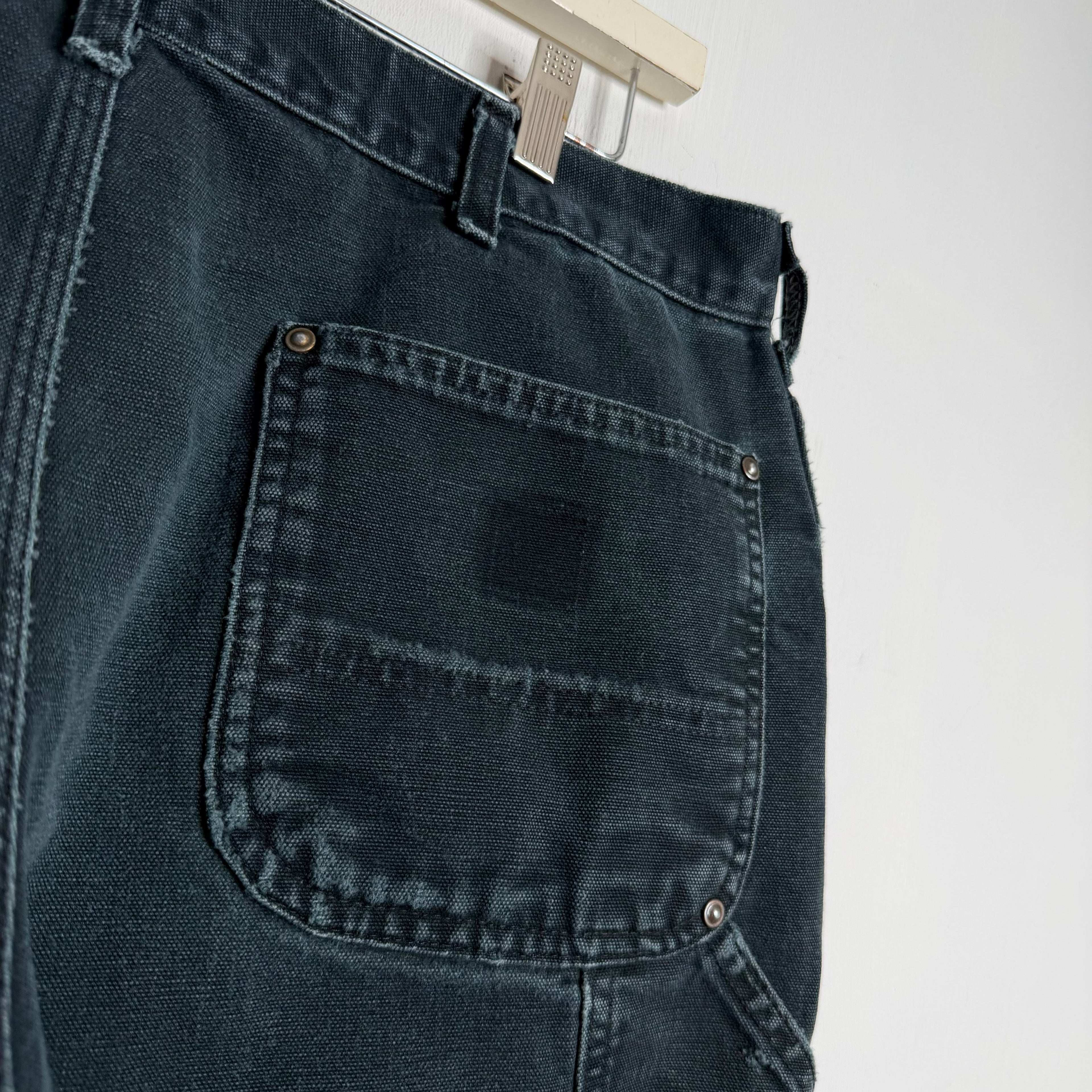 Carhartt Thrashed Double Knee Cutoff Carpenter Pants - Late 90s - 35