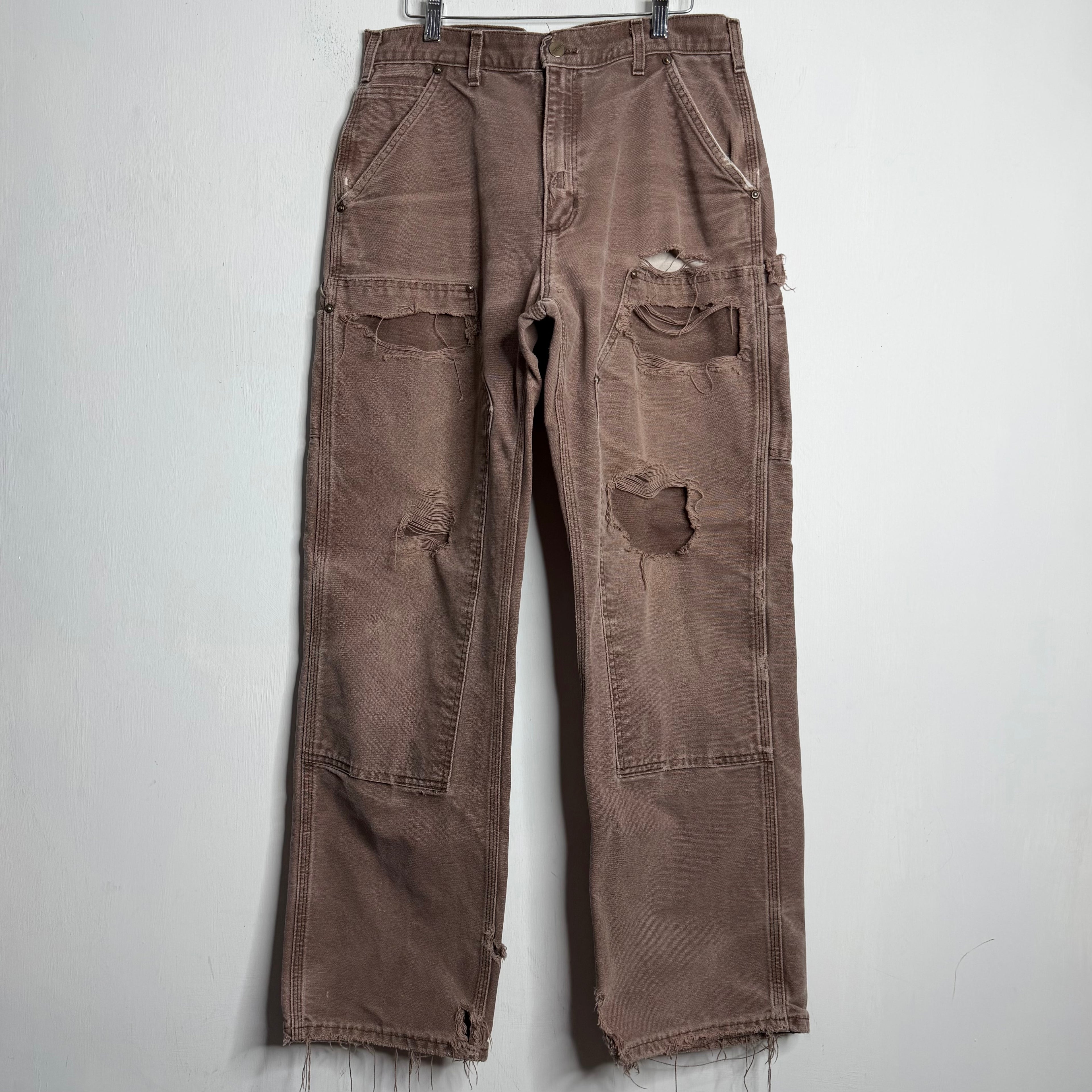 Carhartt Thrashed Double Knee Carpenter Pants - 1990s - 32x31