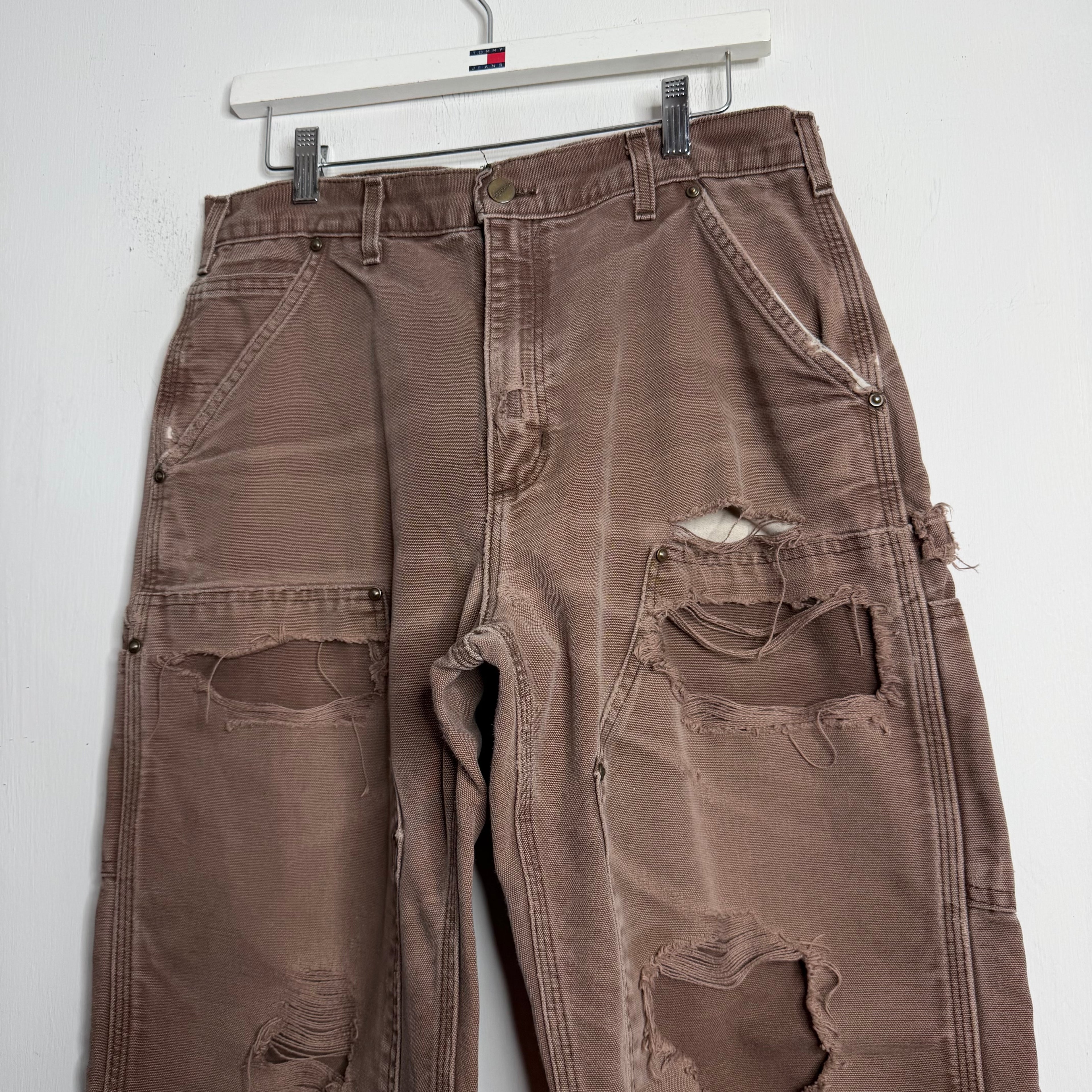 Carhartt Thrashed Double Knee Carpenter Pants - 1990s - 32x31