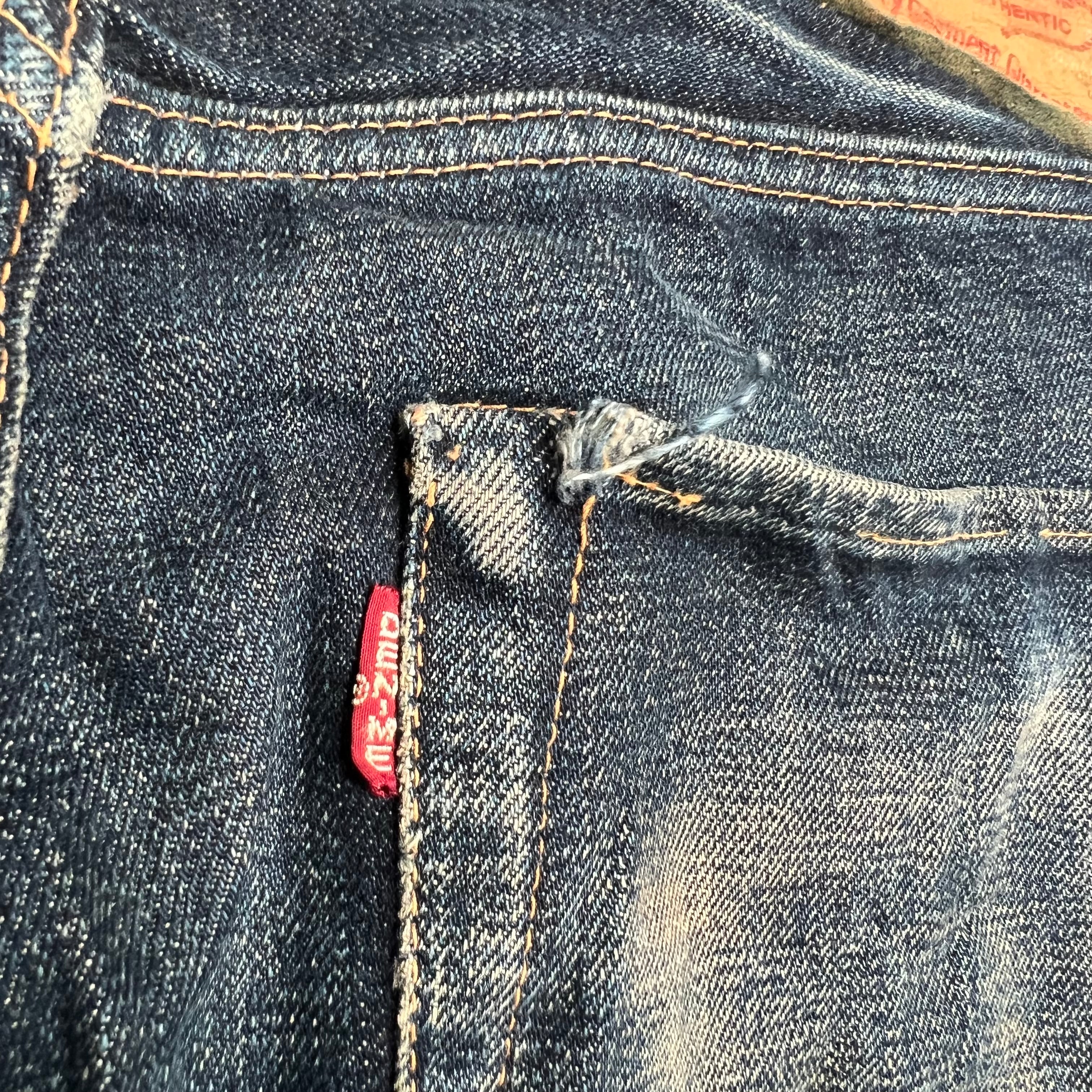 Denime Japanese Denim Redlines - 1990s - 32x34