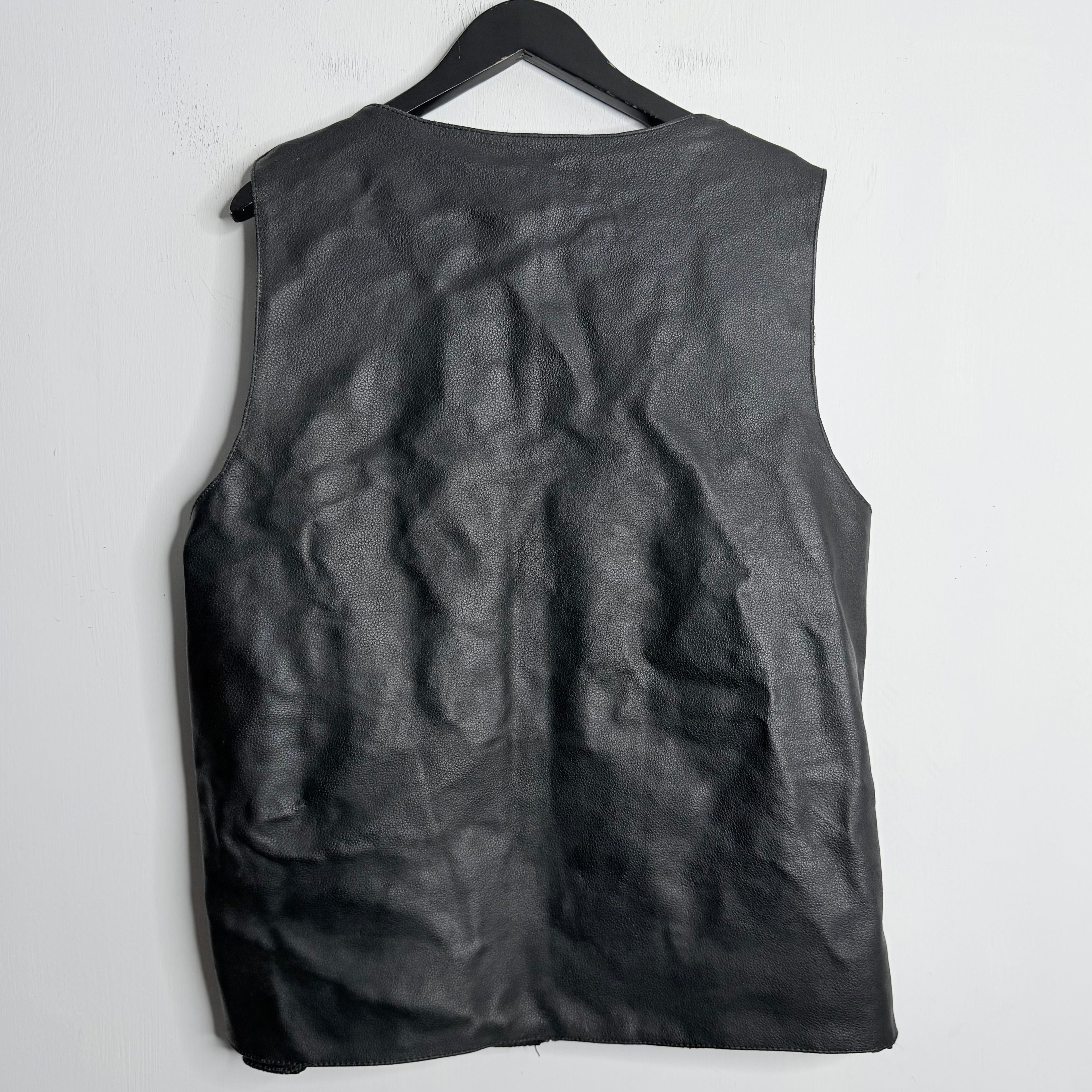 Tactical Leather Vest - 1990s - M - XXL