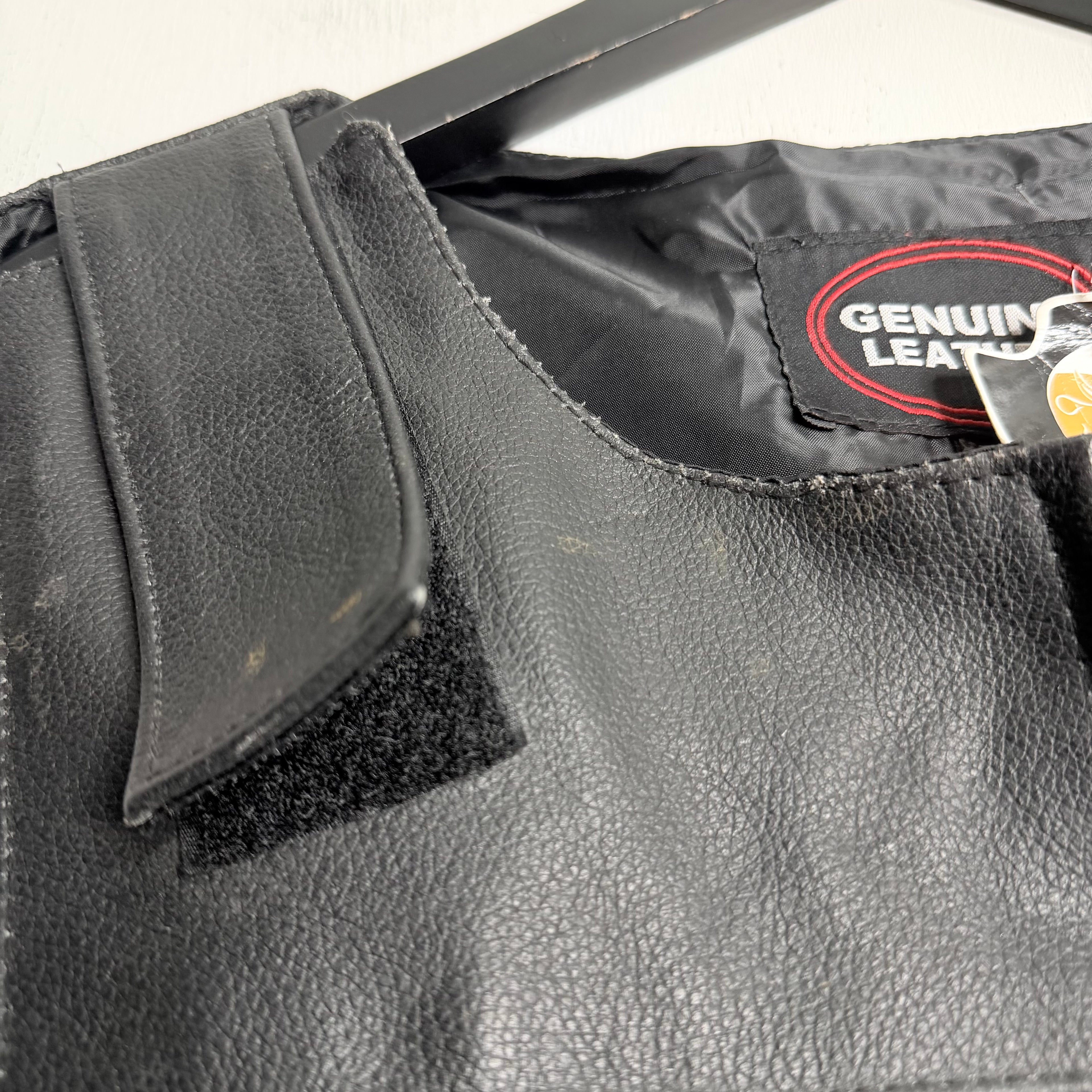Tactical Leather Vest - 1990s - M - XXL