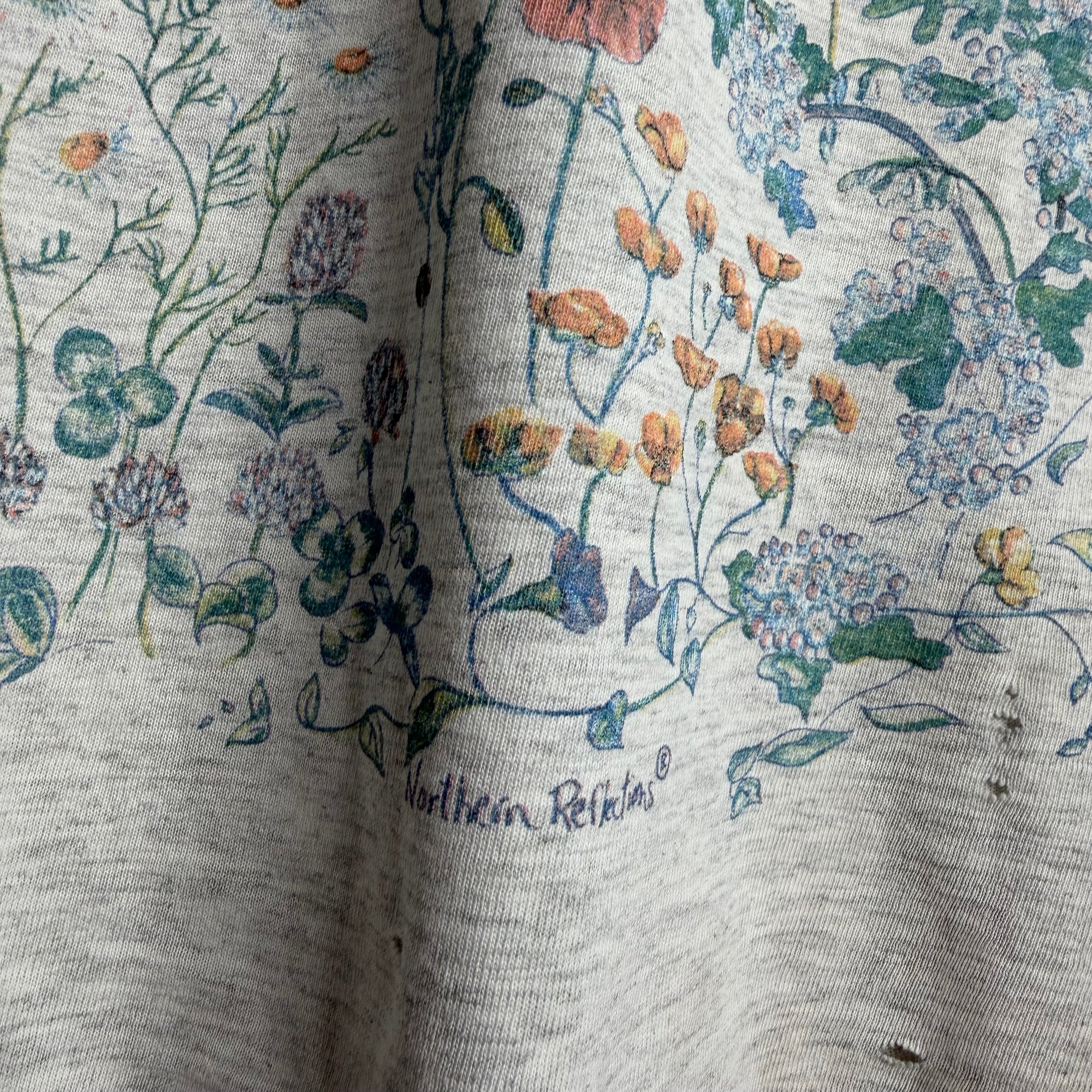 Northern Reflections 'Flower Scene' - Early 90s - L/XL