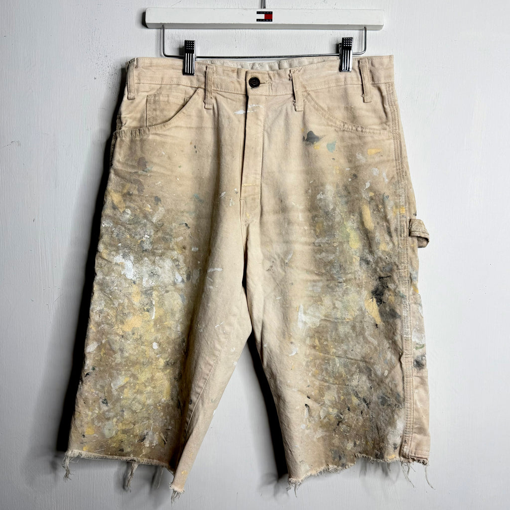 Dickies Painted Carpenter Shorts - 1990s - 32