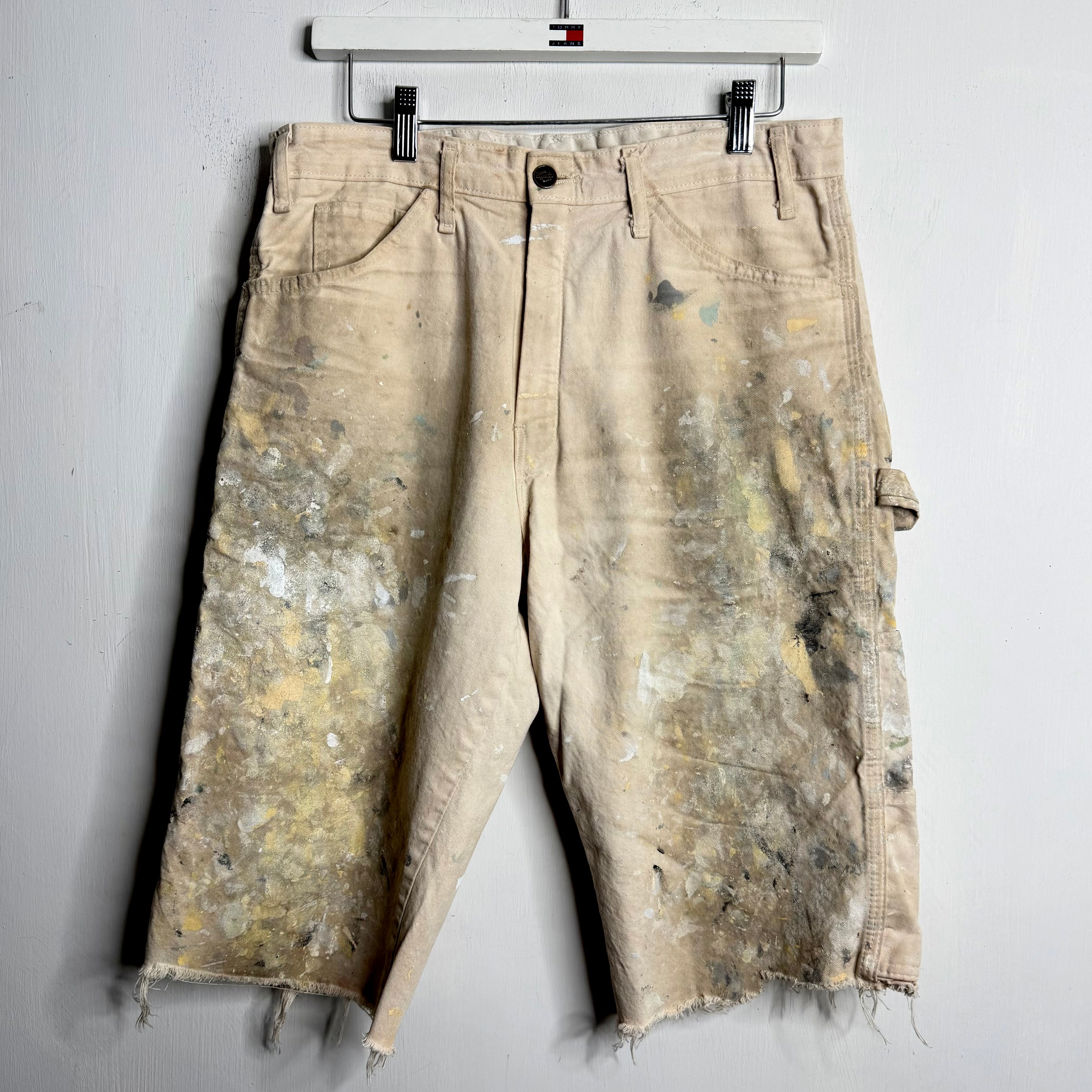 Dickies Painted Carpenter Shorts - 1990s - 32