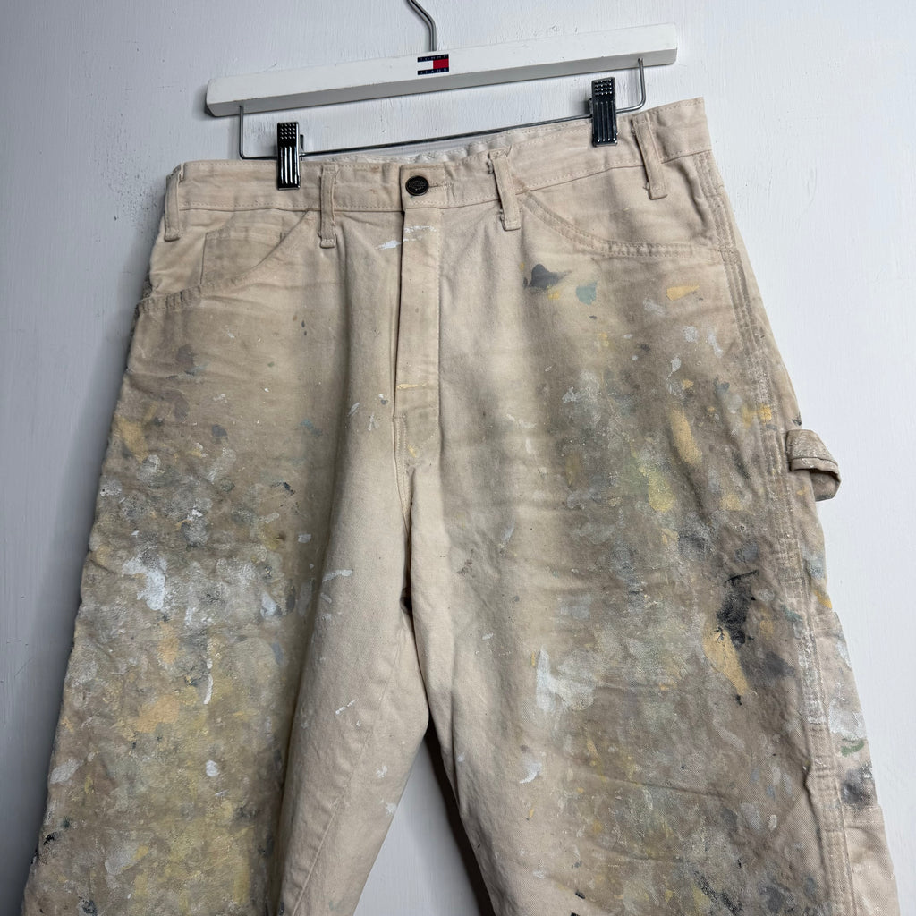 Dickies Painted Carpenter Shorts - 1990s - 32