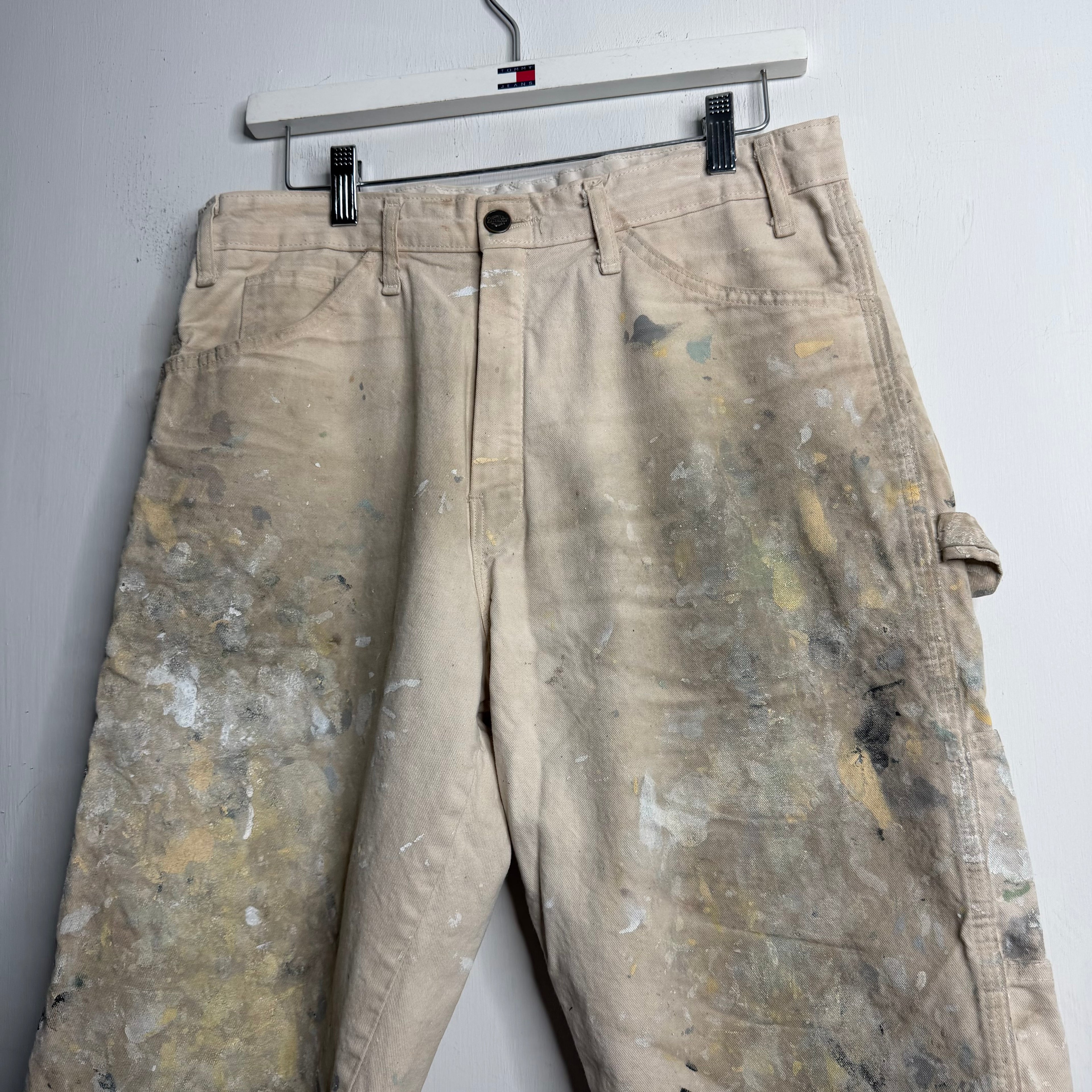 Dickies Painted Carpenter Shorts - 1990s - 32