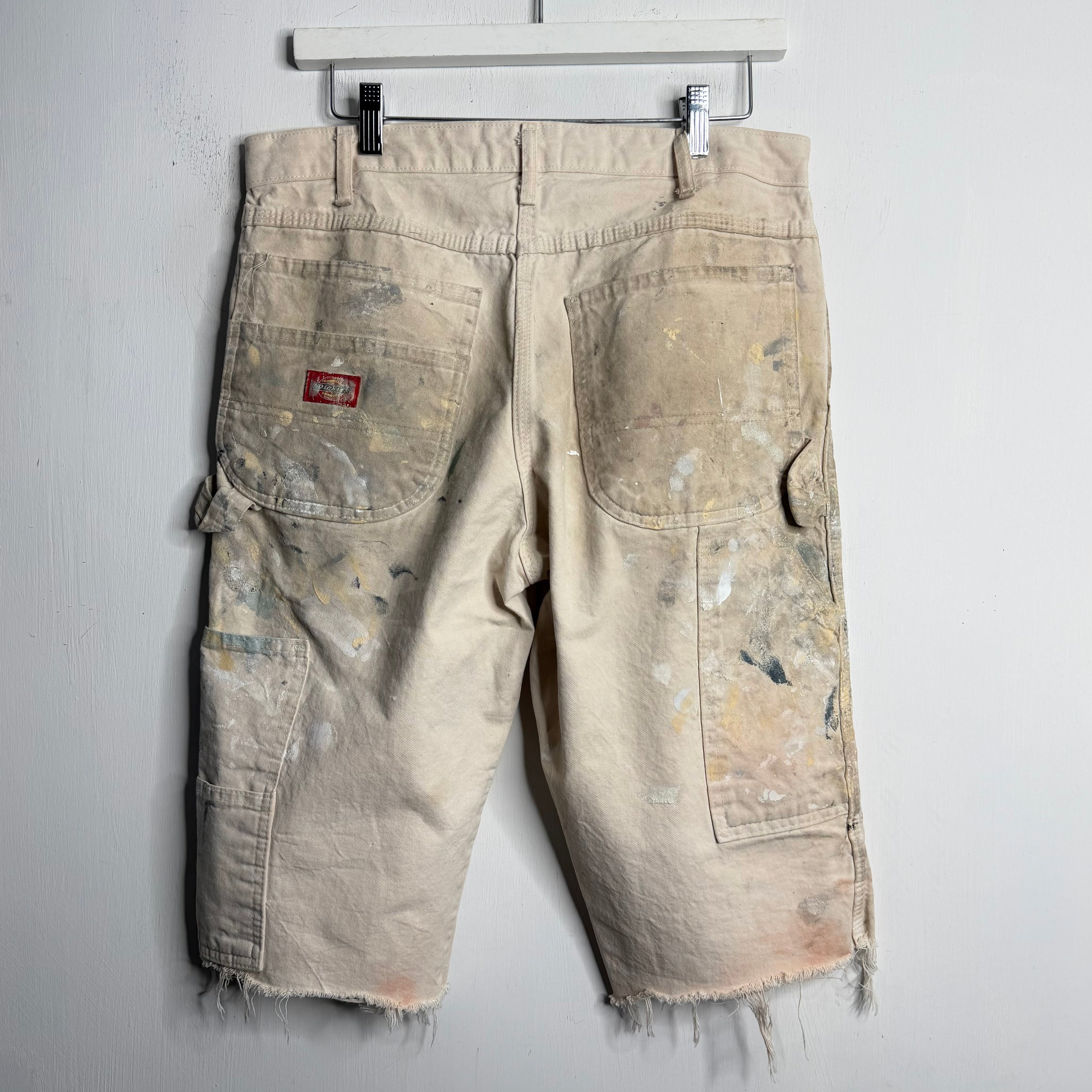 Dickies Painted Carpenter Shorts - 1990s - 32