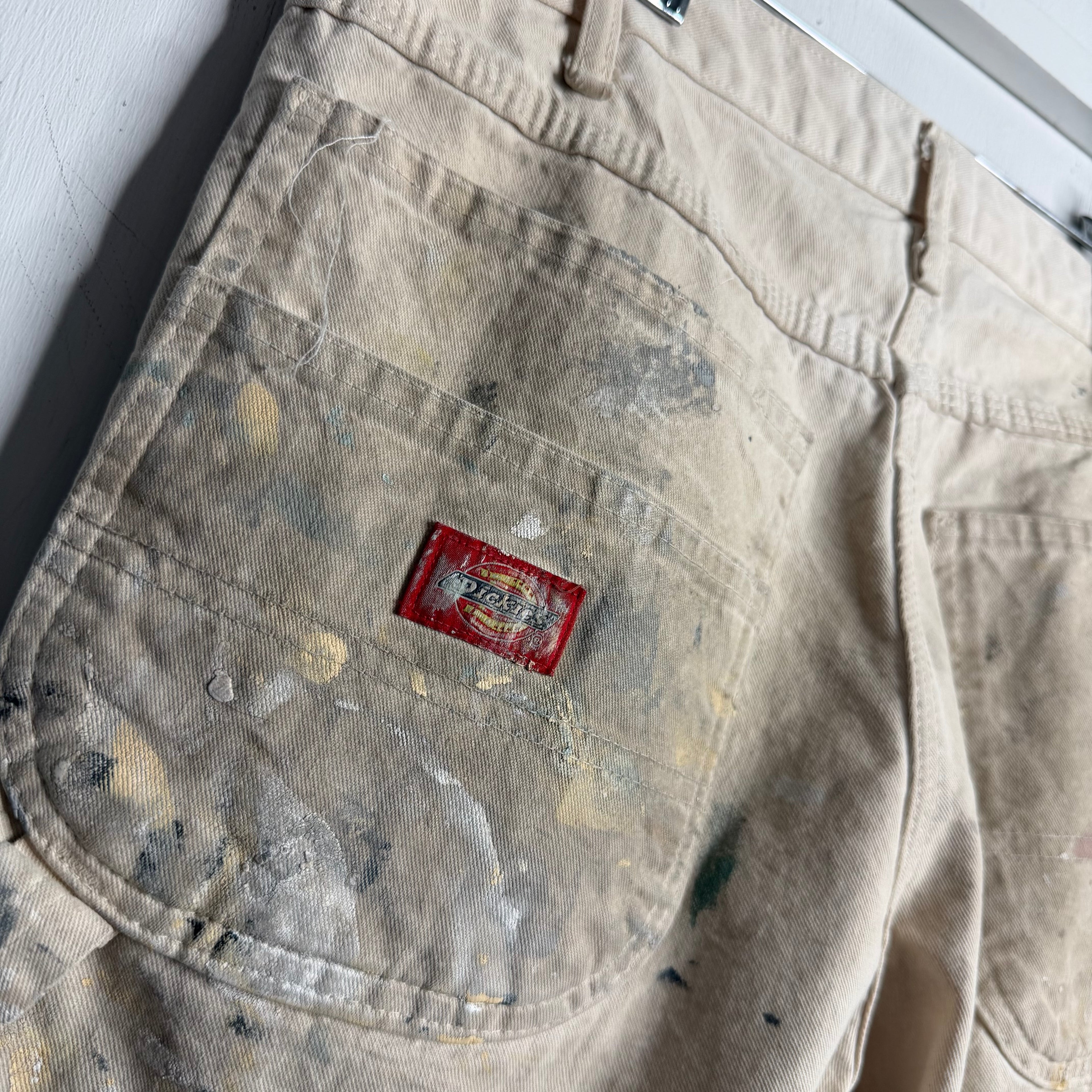 Dickies Painted Carpenter Shorts - 1990s - 32