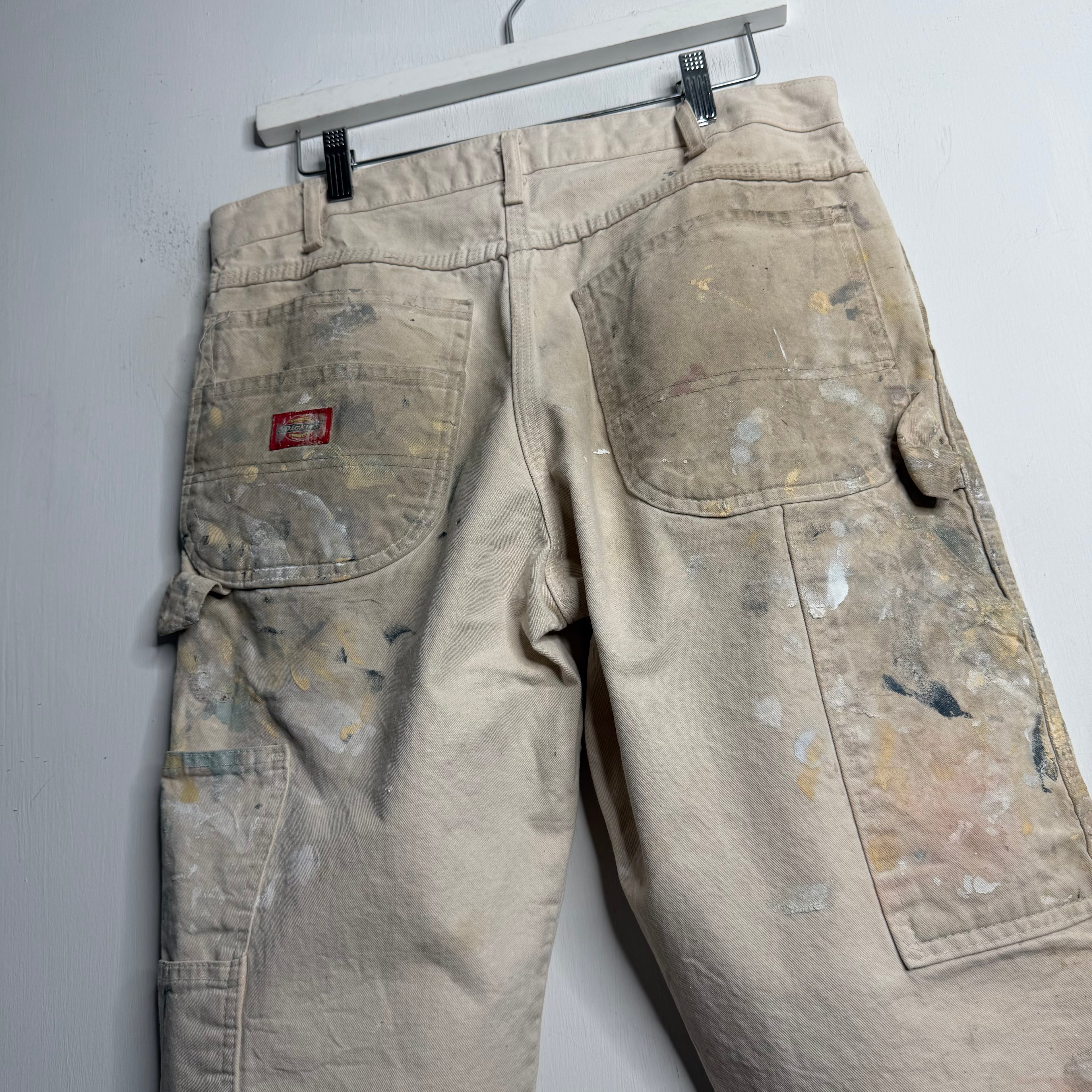 Dickies Painted Carpenter Shorts - 1990s - 32