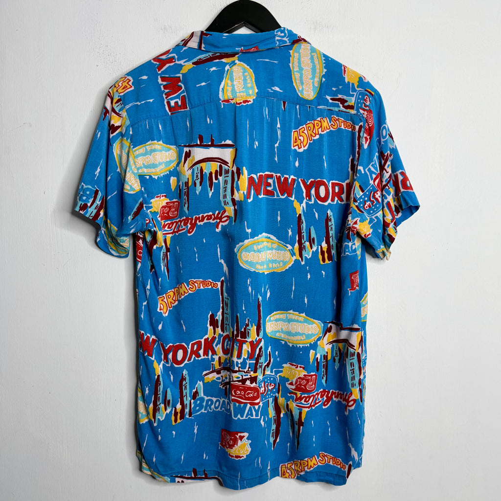 Bugle Boy '45 RPM' Hawaii Shirt - 1980s - M