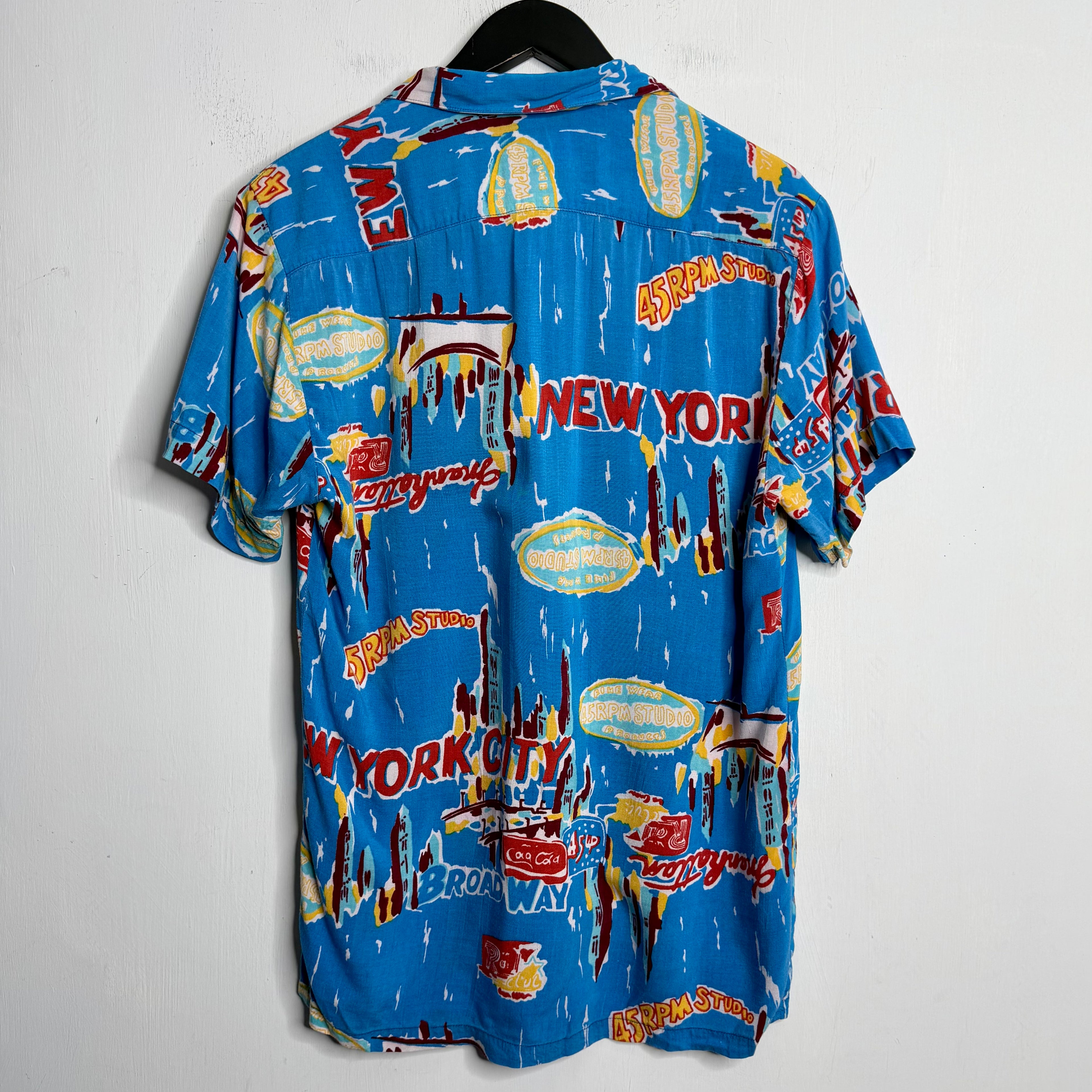 Bugle Boy '45 RPM' Hawaii Shirt - 1980s - M