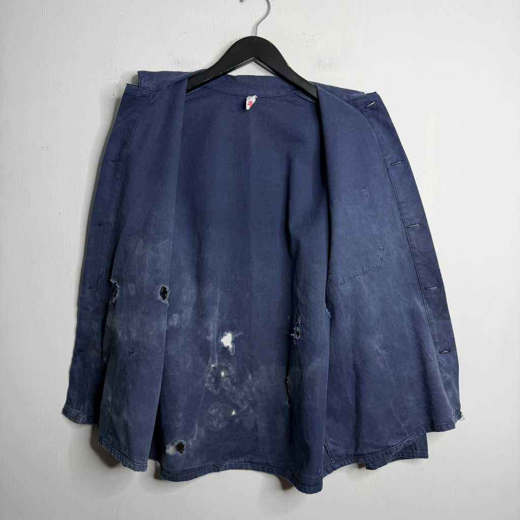 French Work Wear Jacket - 1970s - L