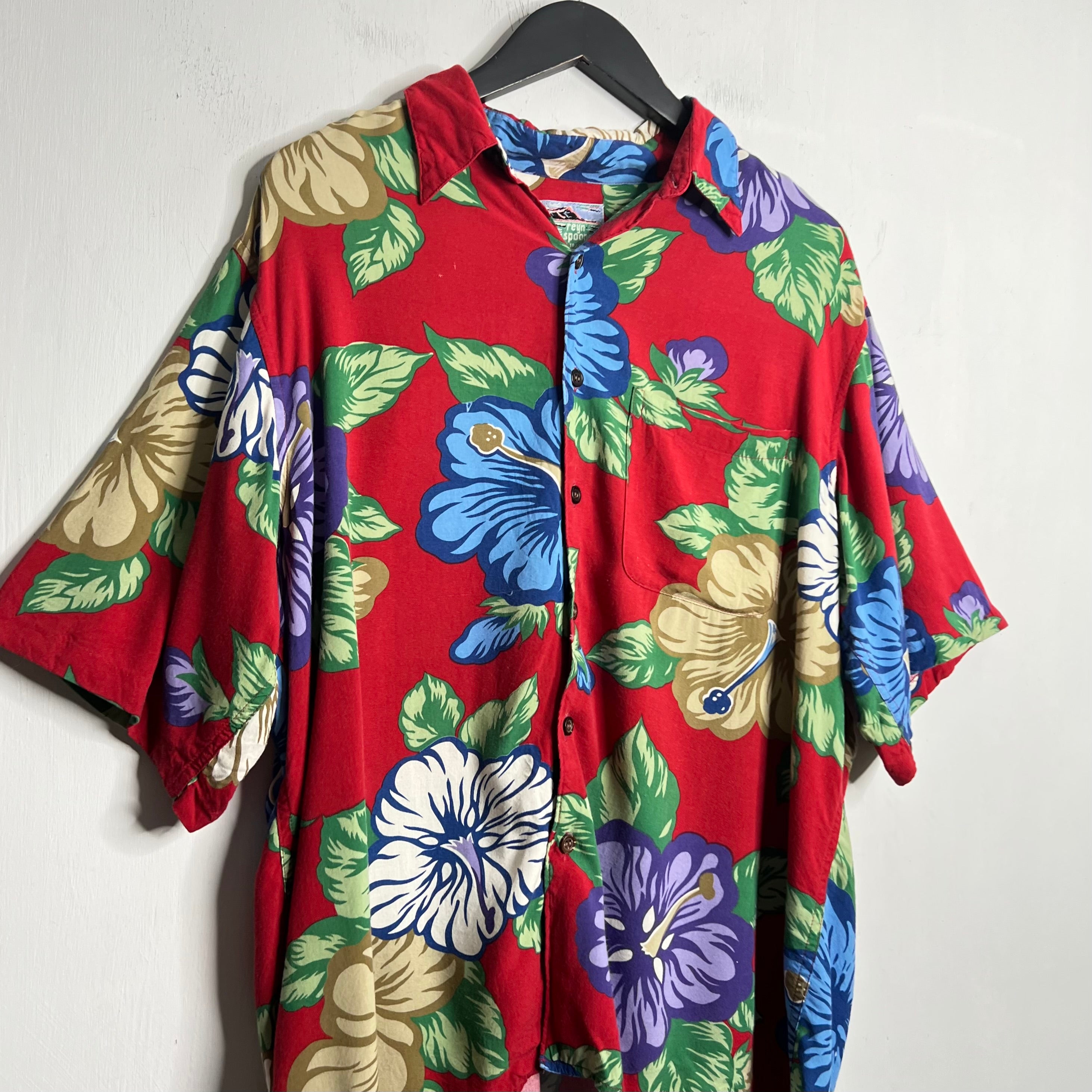 Reyn Spooner Hawaiian Shirt - 1990s - XL